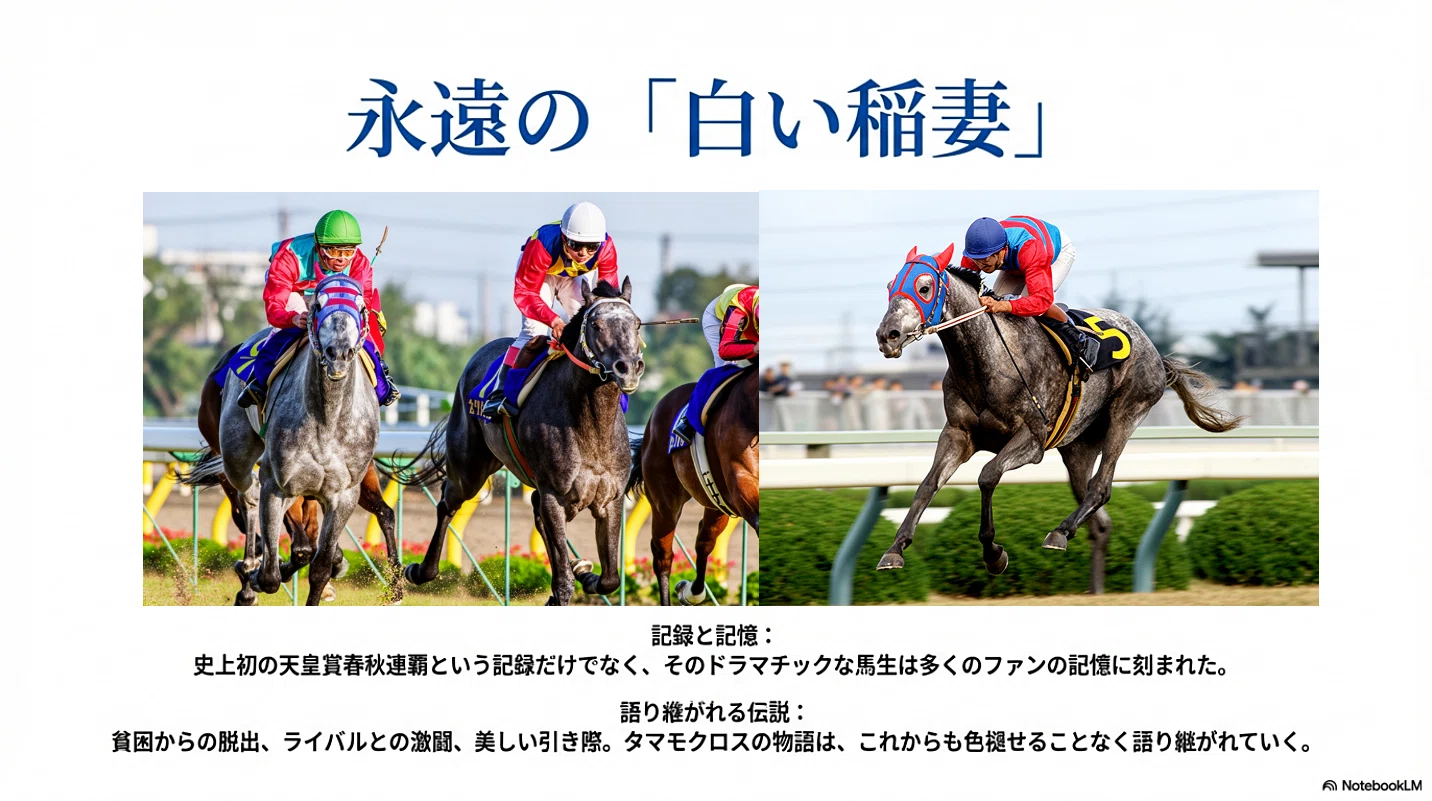 タマモクロス ―史上初となる天皇賞春秋制覇を果たした白い稲妻