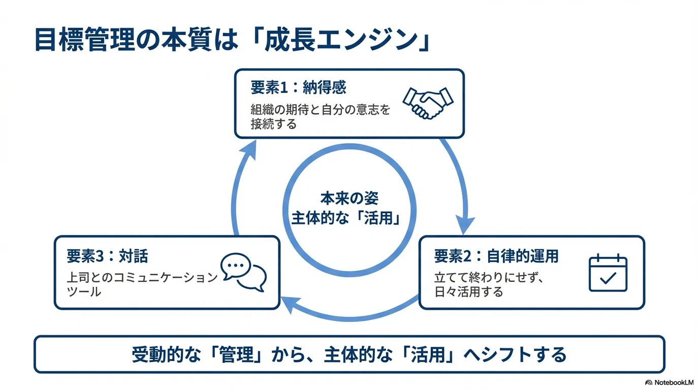やらされ仕事」から「自己成長」へ─本当に使える目標設定と運用の