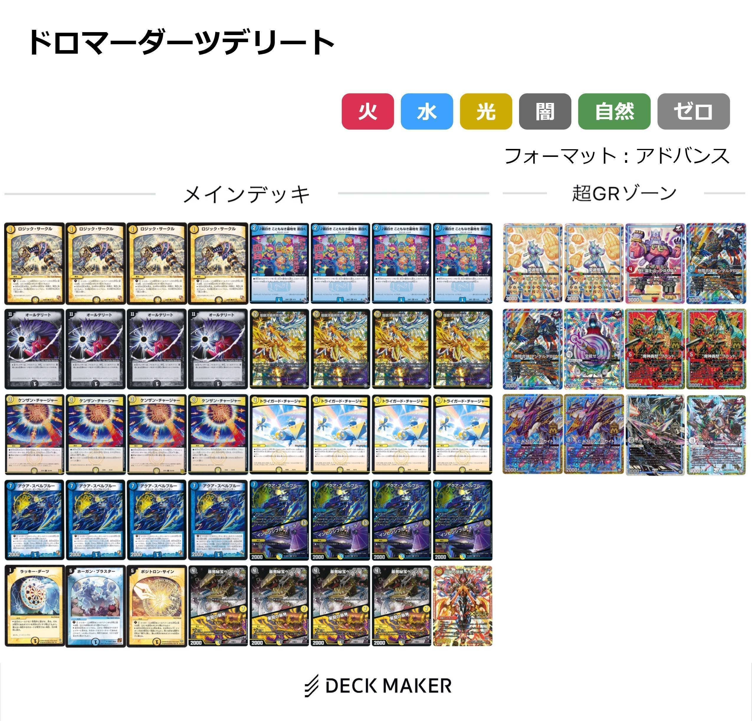 デュエルマスターズ　デッキ　まとめ　ジョーカーズ　ダーツデリート 殿堂前】パンドラウォーズまでのダーツデリートの変遷【小話】｜ナガン