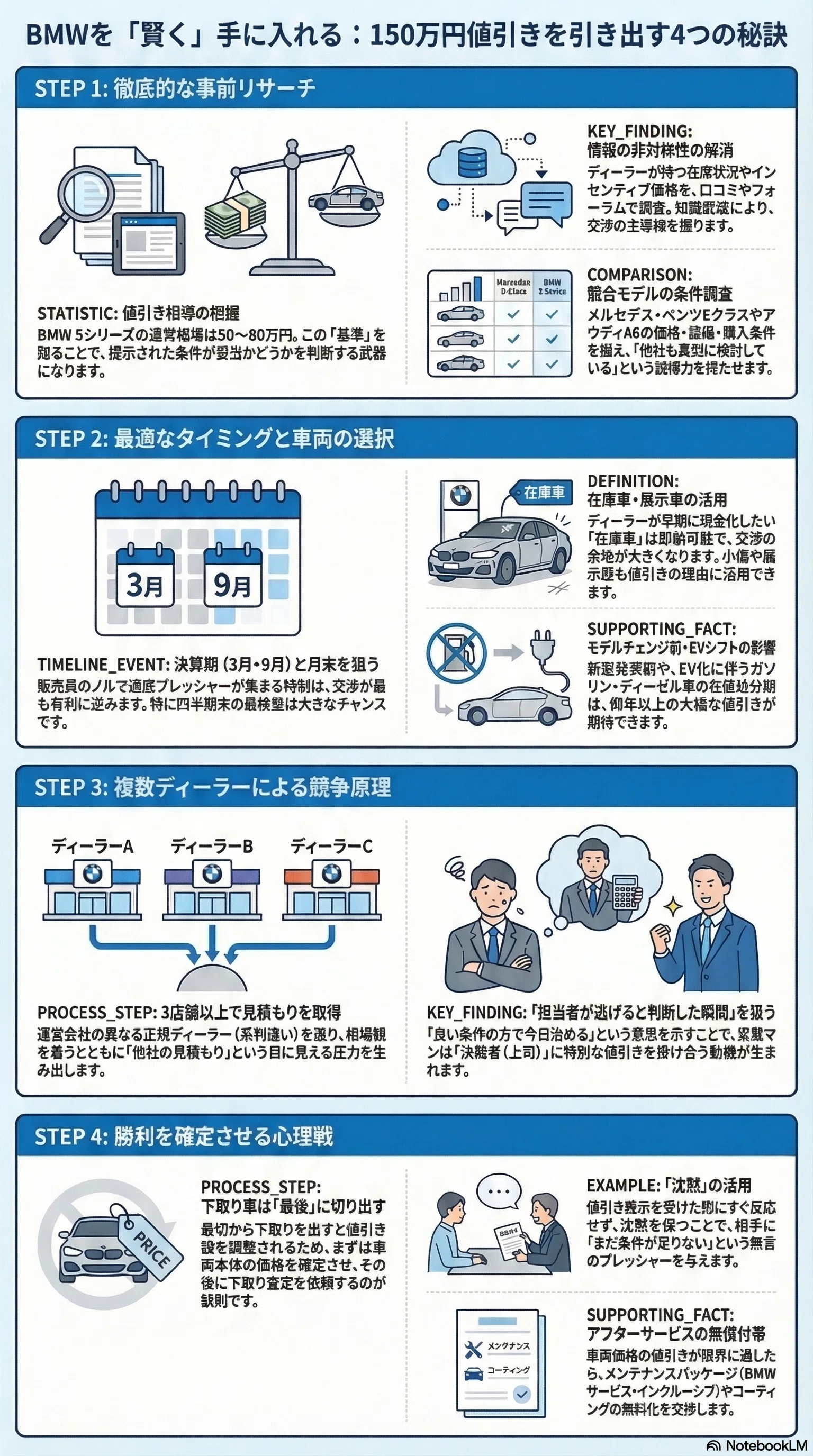 実体験】BMWディーラーでの交渉で150万円値引きに成功した3つの秘訣 