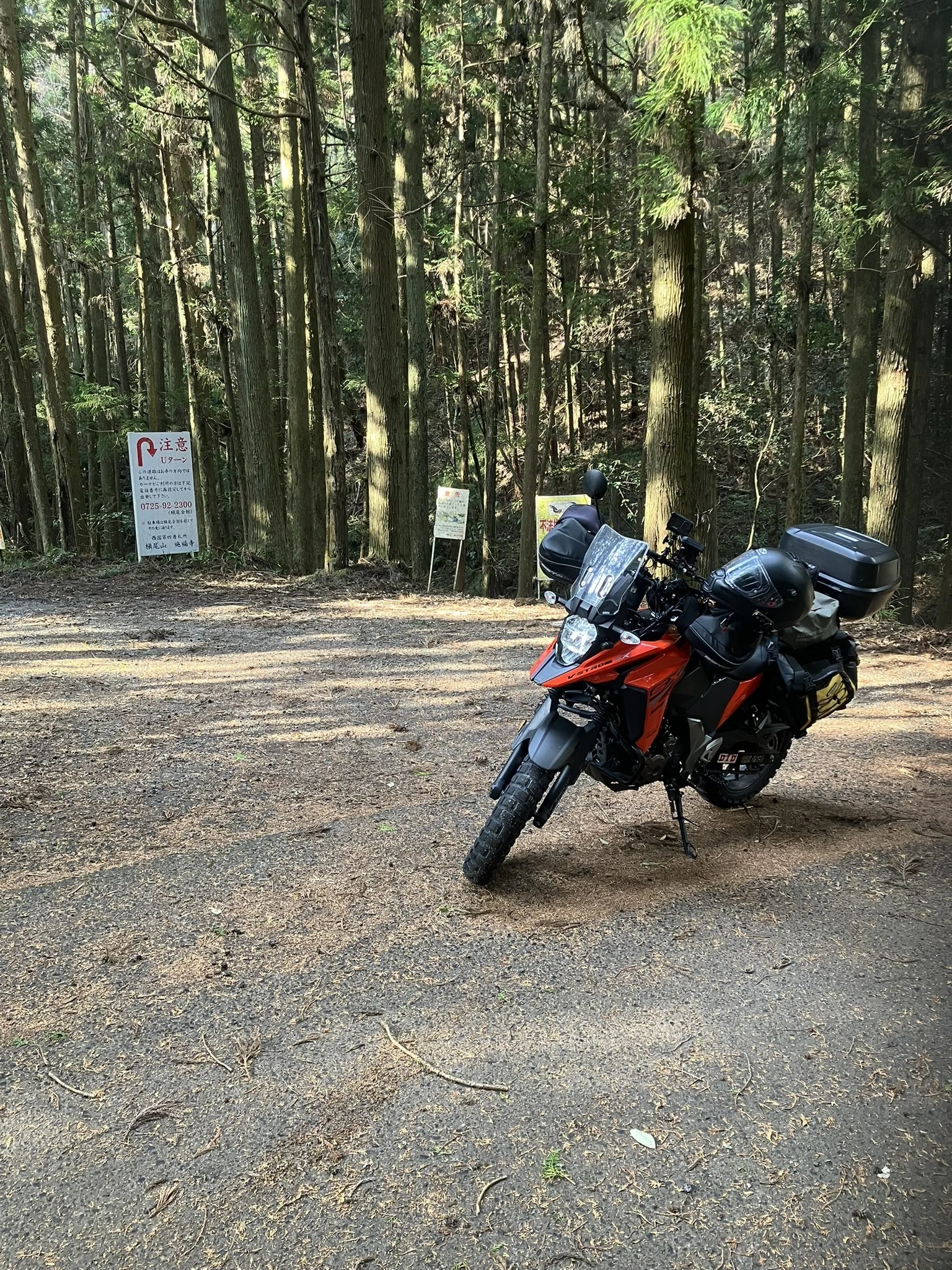 Vストローム250SXで行く、春の紀伊半島横断アドベンチャー。苔の廃村と