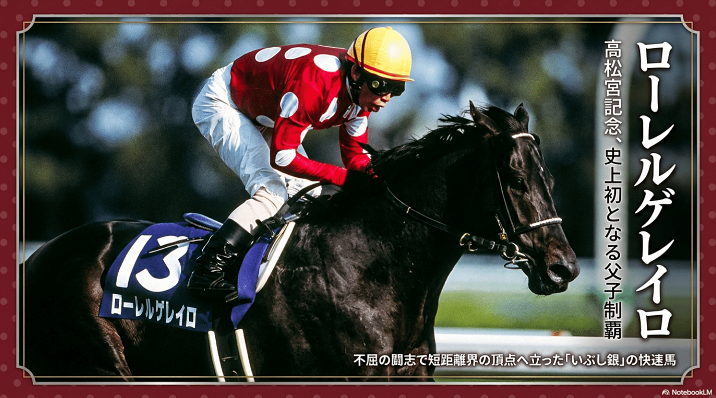 ローレルゲレイロ ―高松宮記念、史上初となる父子制覇―｜ハサミおじさん