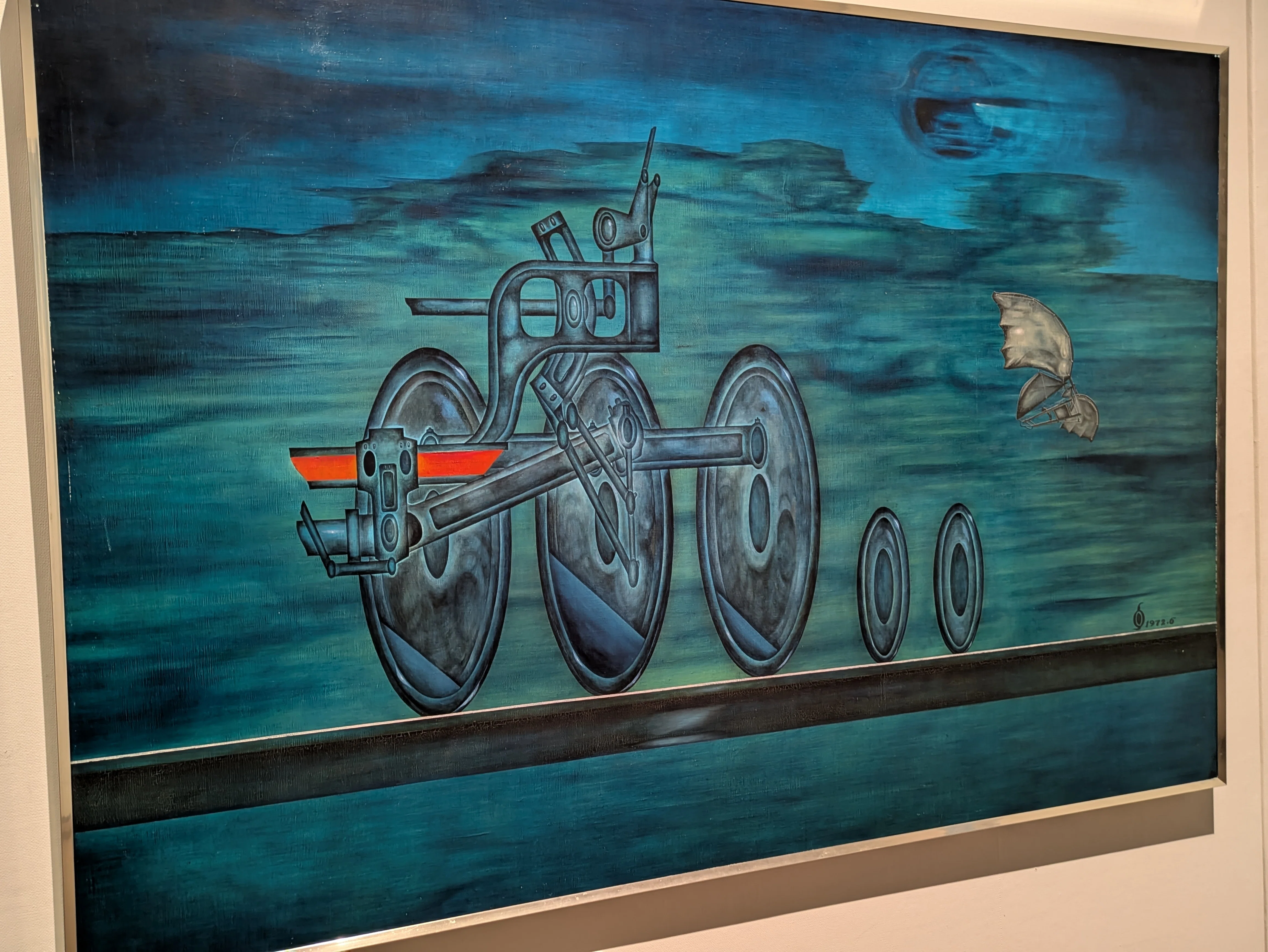 静岡県美術館『中村宏展』機関車と女学生編｜レオナール・フグ田🐚