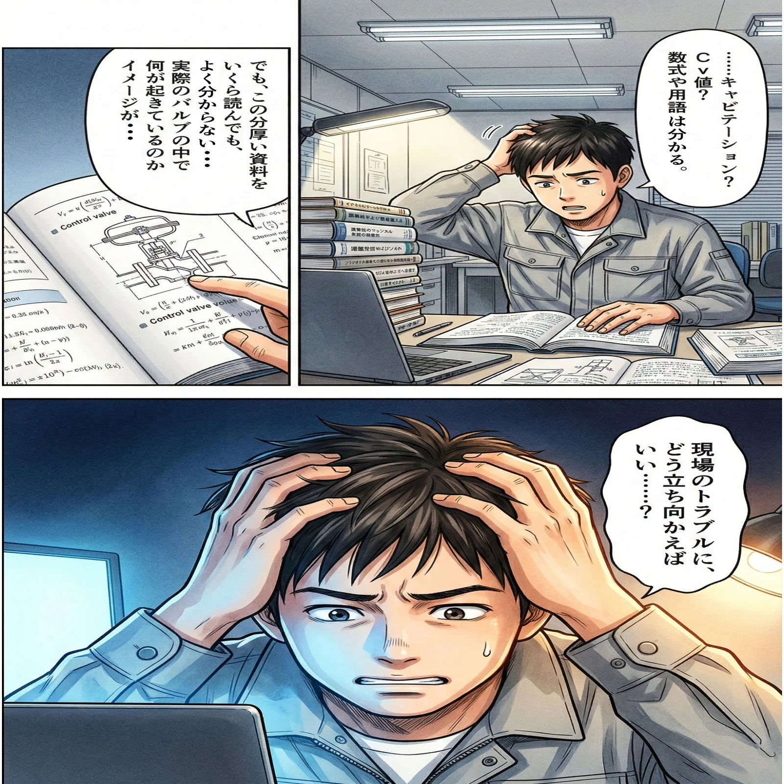 マンガでわかる調節弁（コントロールバルブ） 〜プラントの「心臓」を 