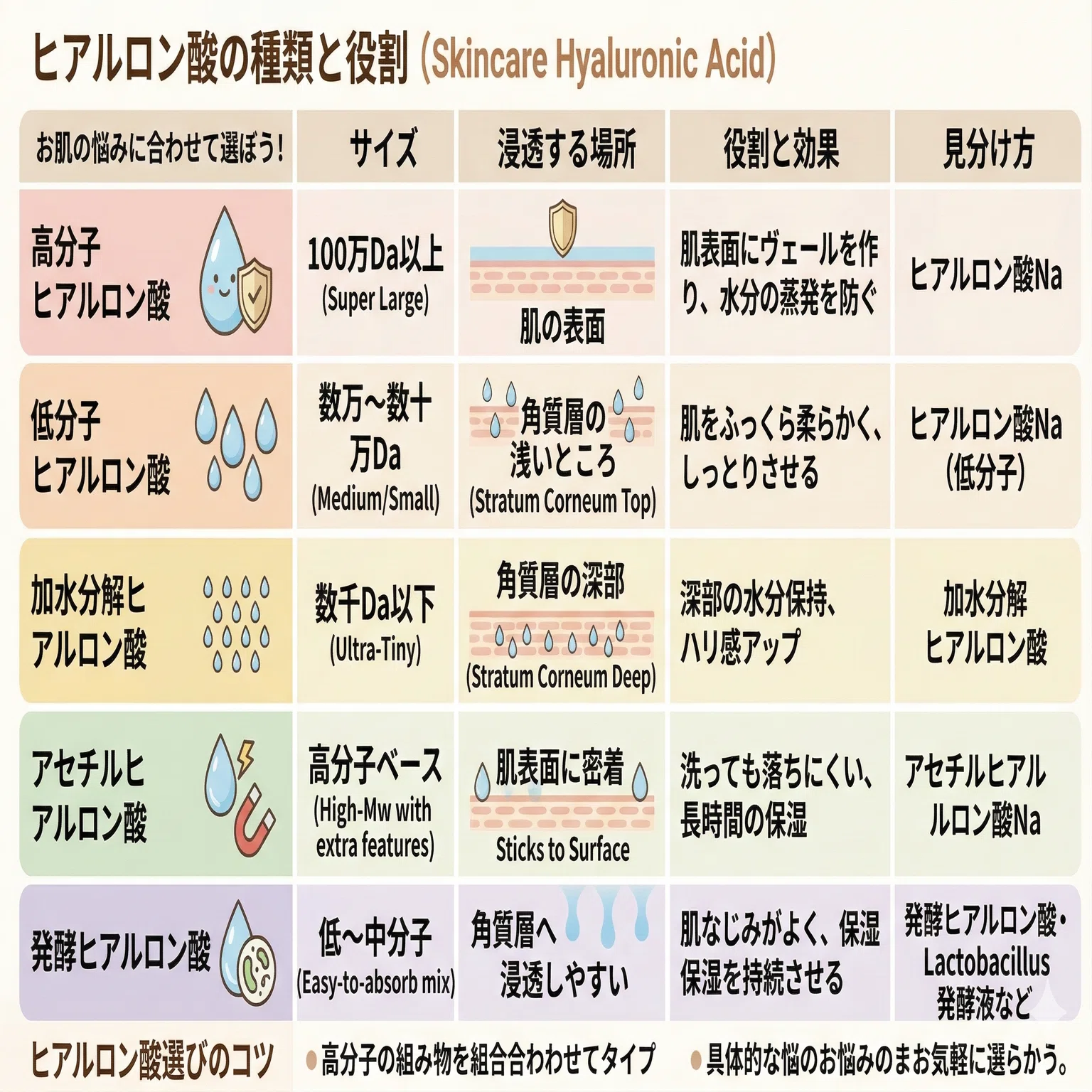 ヒアルロン酸】ちゃんと届いてる？ 40代の乾燥が解決しない、化学的な