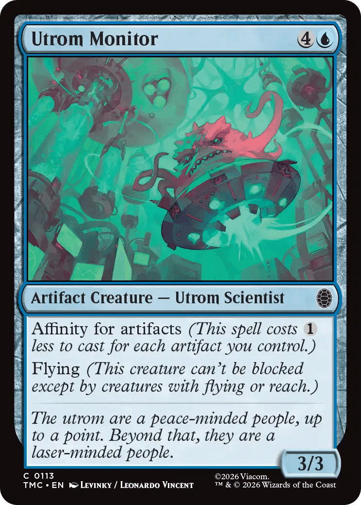 パウパーEDH デッキを作ろう番外編「高額カードUtrom monitorを実質