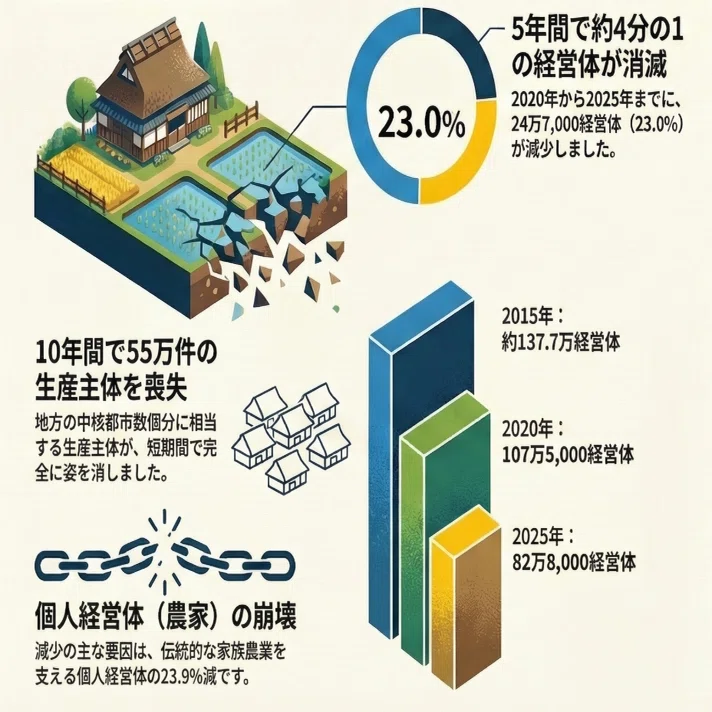 日本農業の構造的崩壊｜日本農業支援サービス株式会社（JAGRISS)