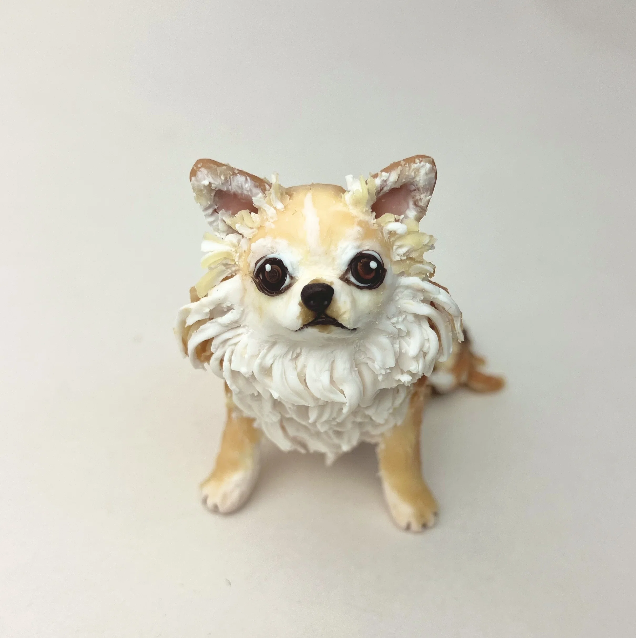 リアル犬 「うちのワンちゃん手のひらサイズ」｜ぴのきお工房