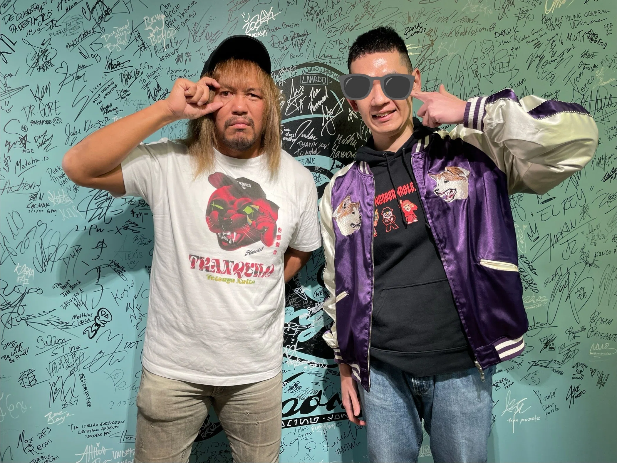 Haoming ハオミン 内藤哲也 コラボ 新日本プロレス プロレス 内藤哲也×HAOMING Jaguar Tee - Haoming ONLINE SHOP