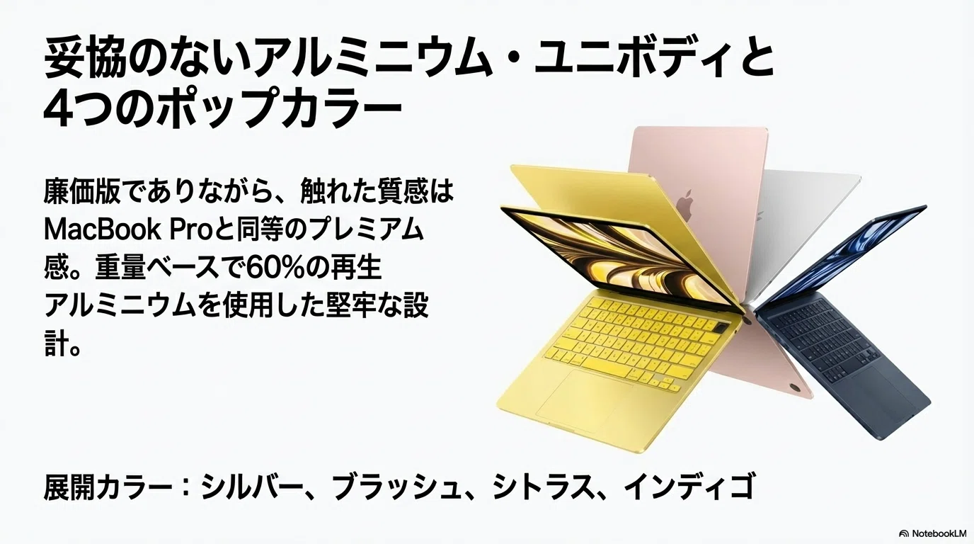 10万円を切る新型「MacBook Neo」登場！気になるスペックと「省かれた