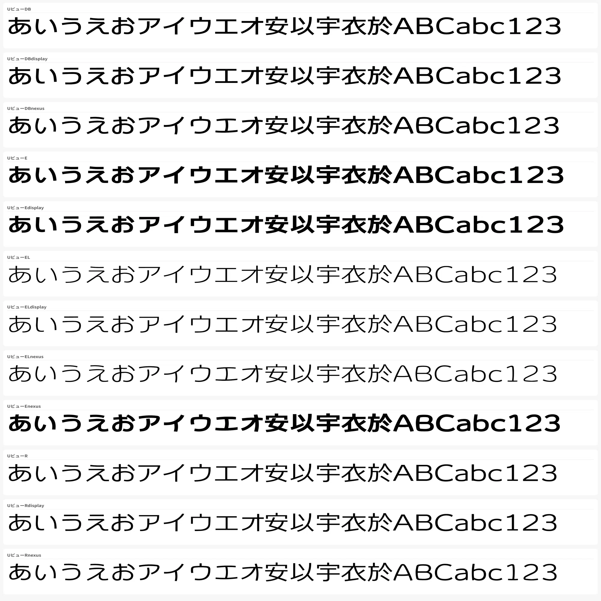Fonts66についての備忘録・書体一覧 ｜やっちゃん