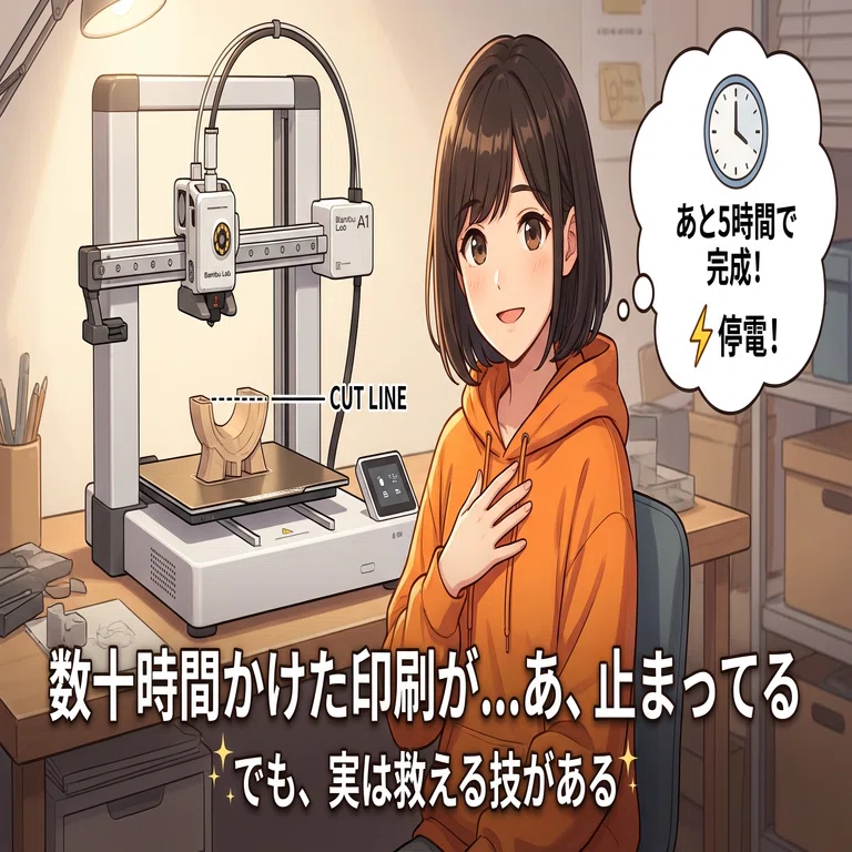 機械工学×化学知識】30時間の3D印刷を救う「Z軸からの再開術」前編｜ま