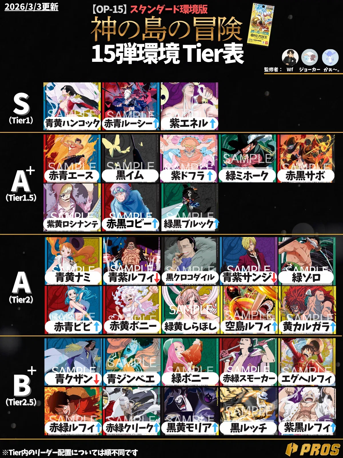 PROS】スタンダード環境考察【上位リーダー分析】｜TCG攻略note PROS