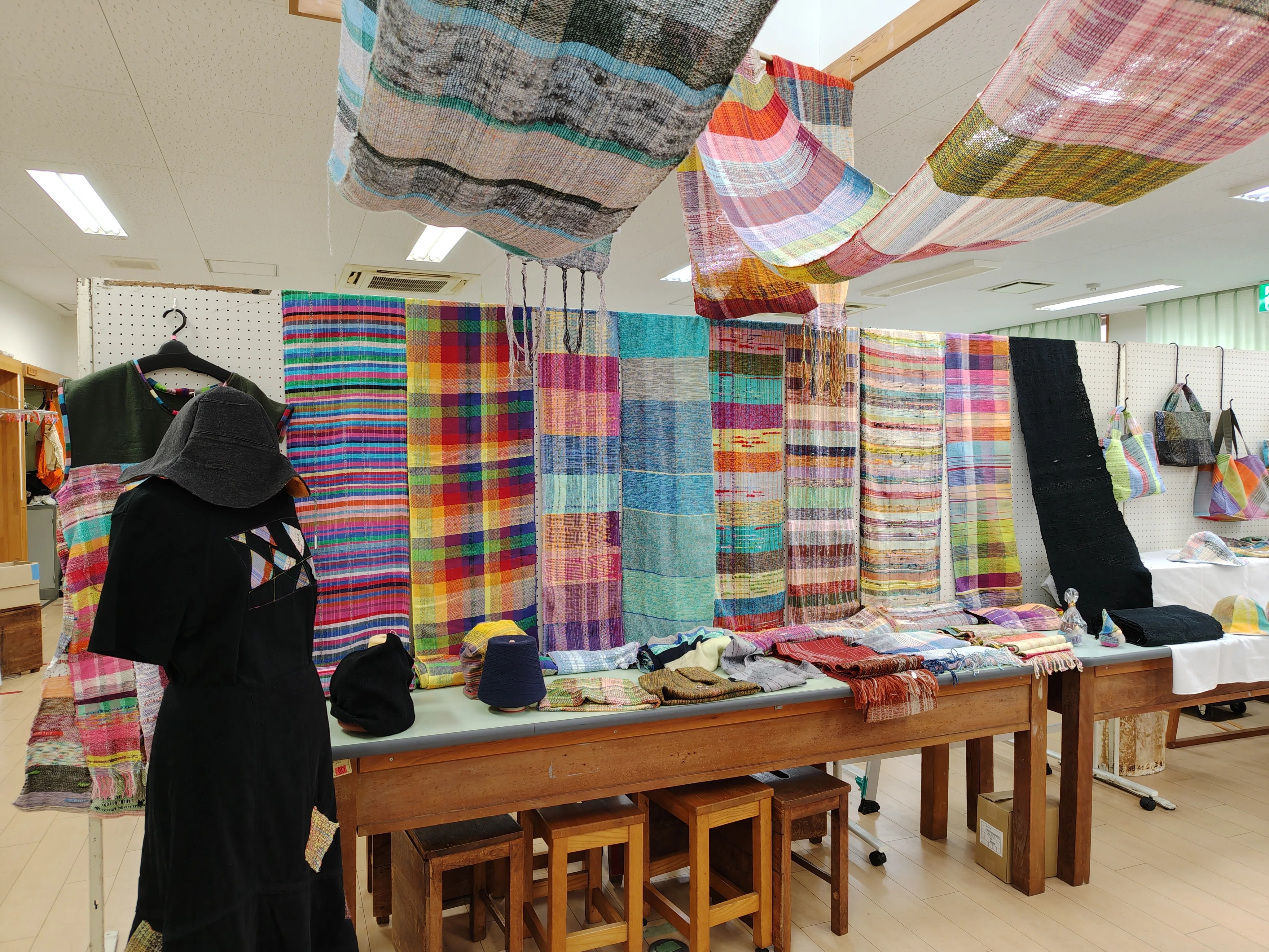 I went to a hand-weaving exhibition!｜さきのめぐみ｜福祉・教育ライター