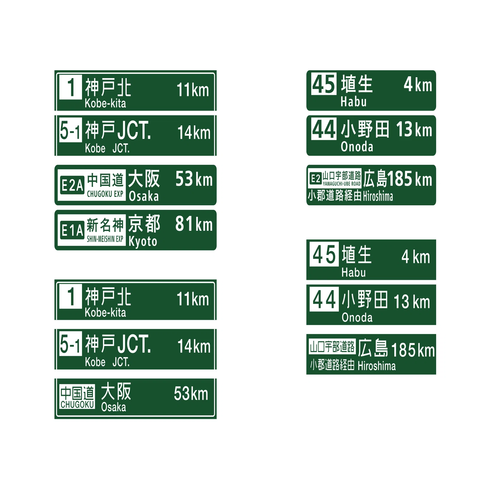 E2 山陽道 案内標識図集の書籍作成中(5)｜know where to run / のうえ
