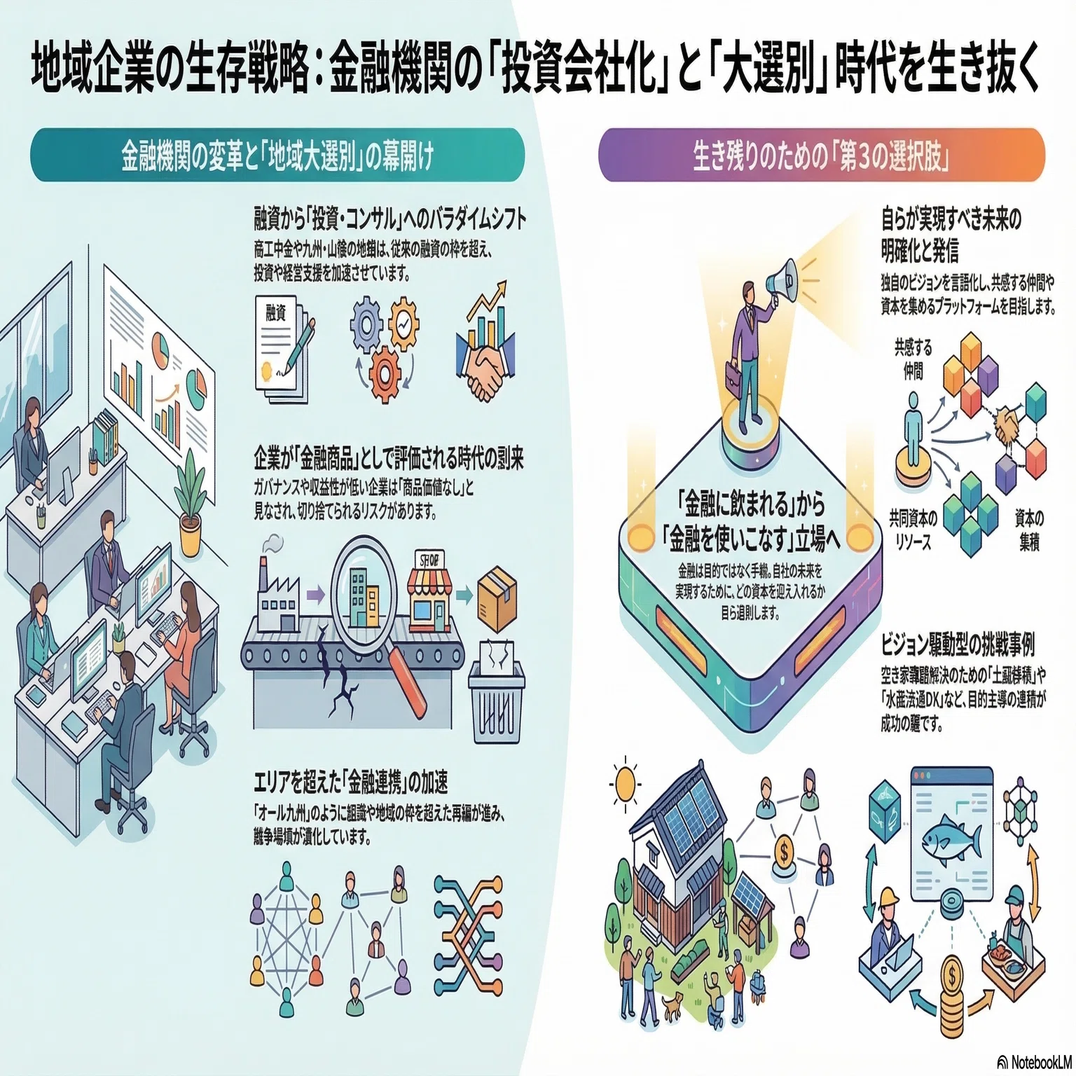 変わる商工中金、一体化する九州金融、投資会社化する金融機関と地域