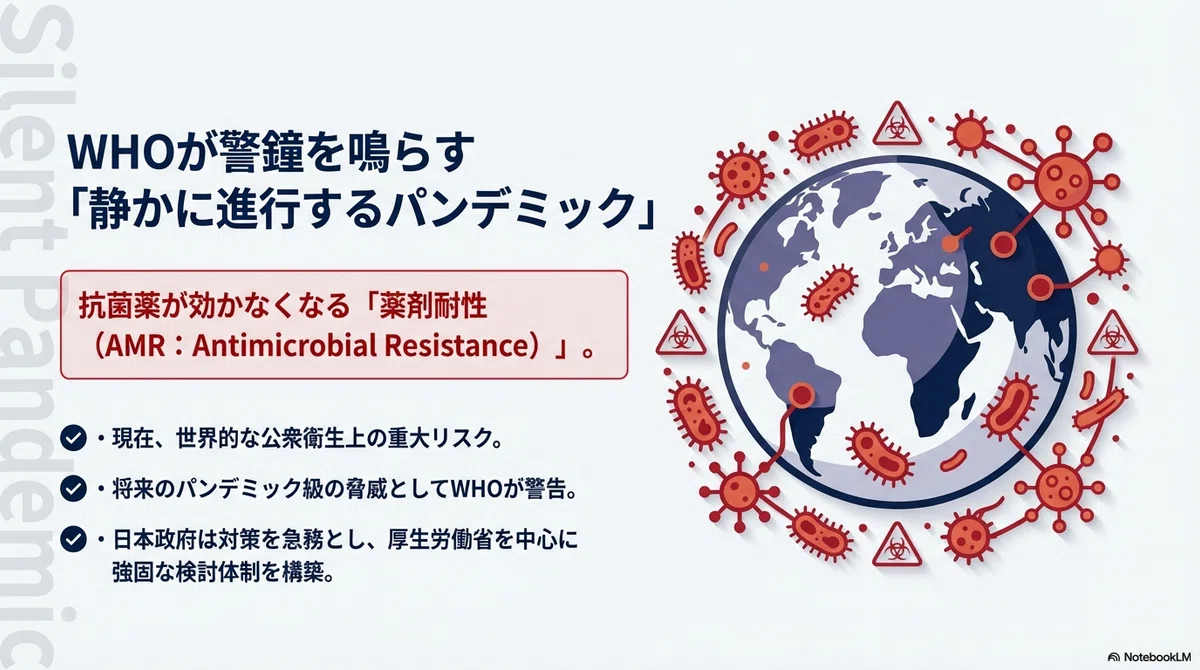 徹底解説】薬剤耐性（AMR）小委員会とは？日本の対策体制とアクション