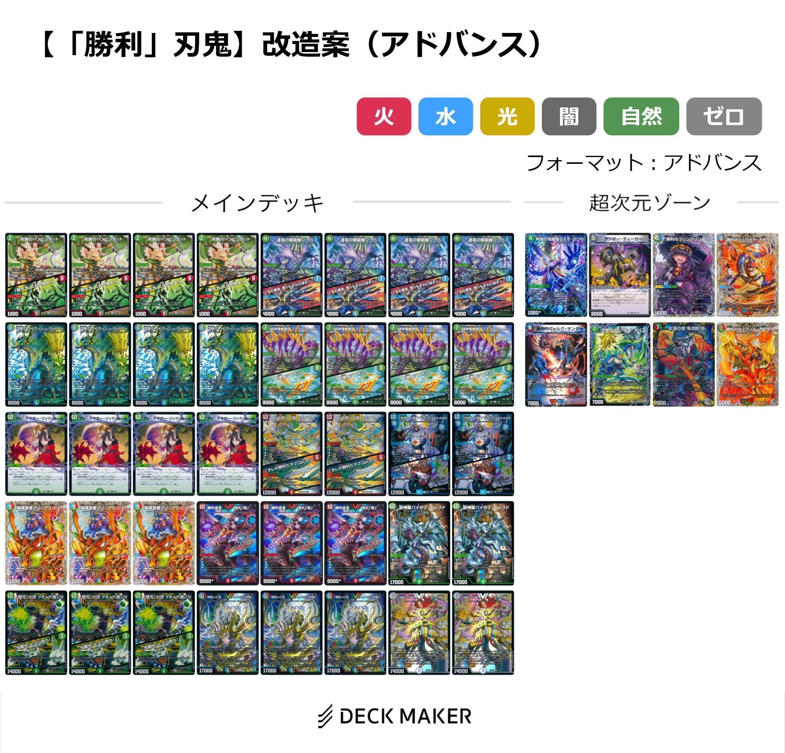 火水自然「勝利」刃鬼】の歴史に、名を残すのは君だ！［#デュエマドキ