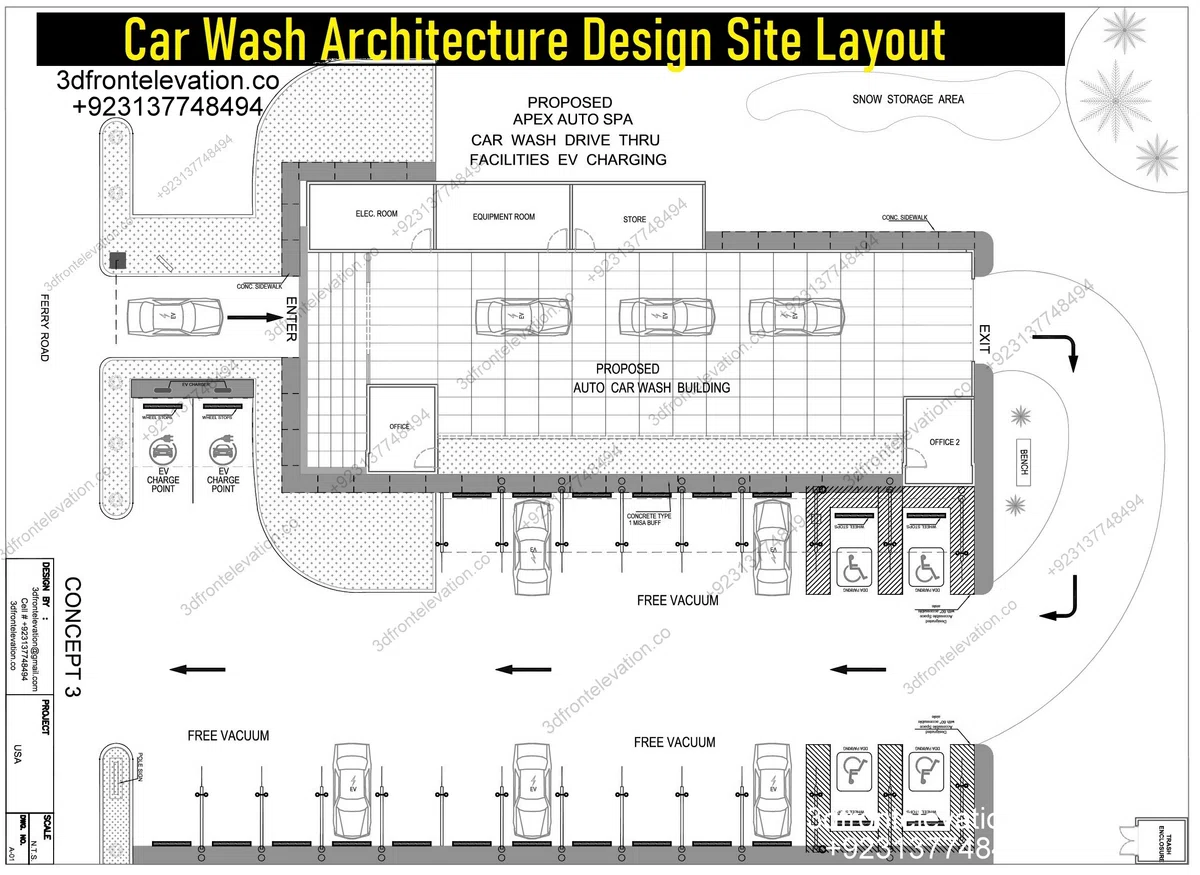 Modern Car Wash Design Site Plan For US Canada Home Architect Modern Car Wash Design Site Plan For US Canada Home Architect
