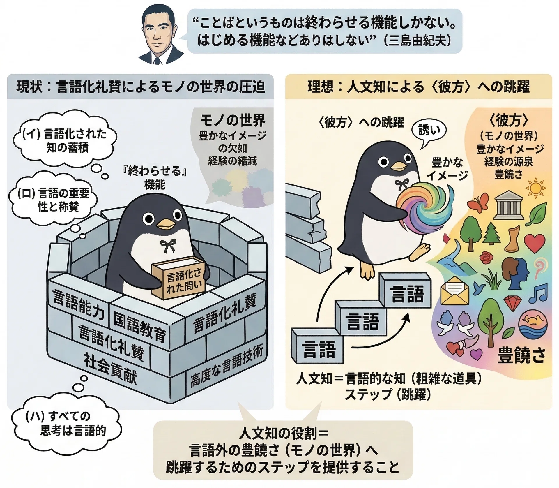 人文知の窮境と希望 ①：言葉に「はじめる機能」はない【言語偏重批判