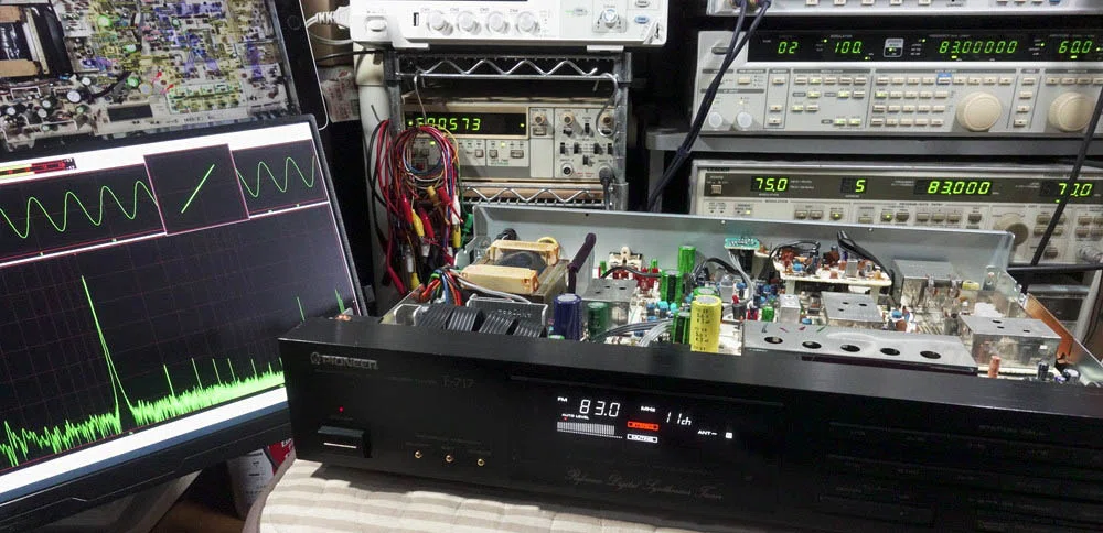 PIONEER F-717 修理調整記録3｜BLUESS Laboratory