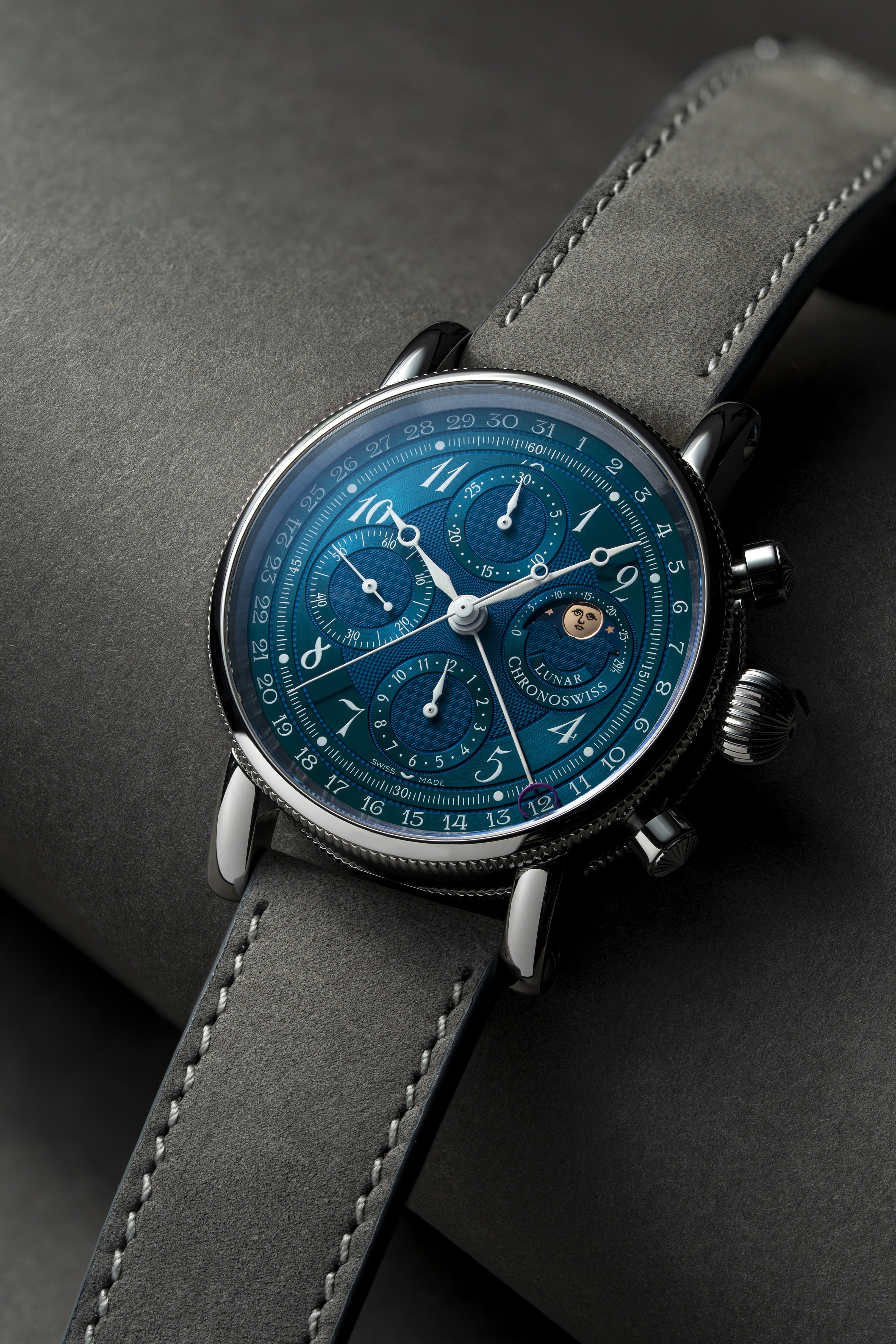 2026年新作ルナ クロノグラフ オーロラ CH-7543L-DGR｜CHRONOSWISS