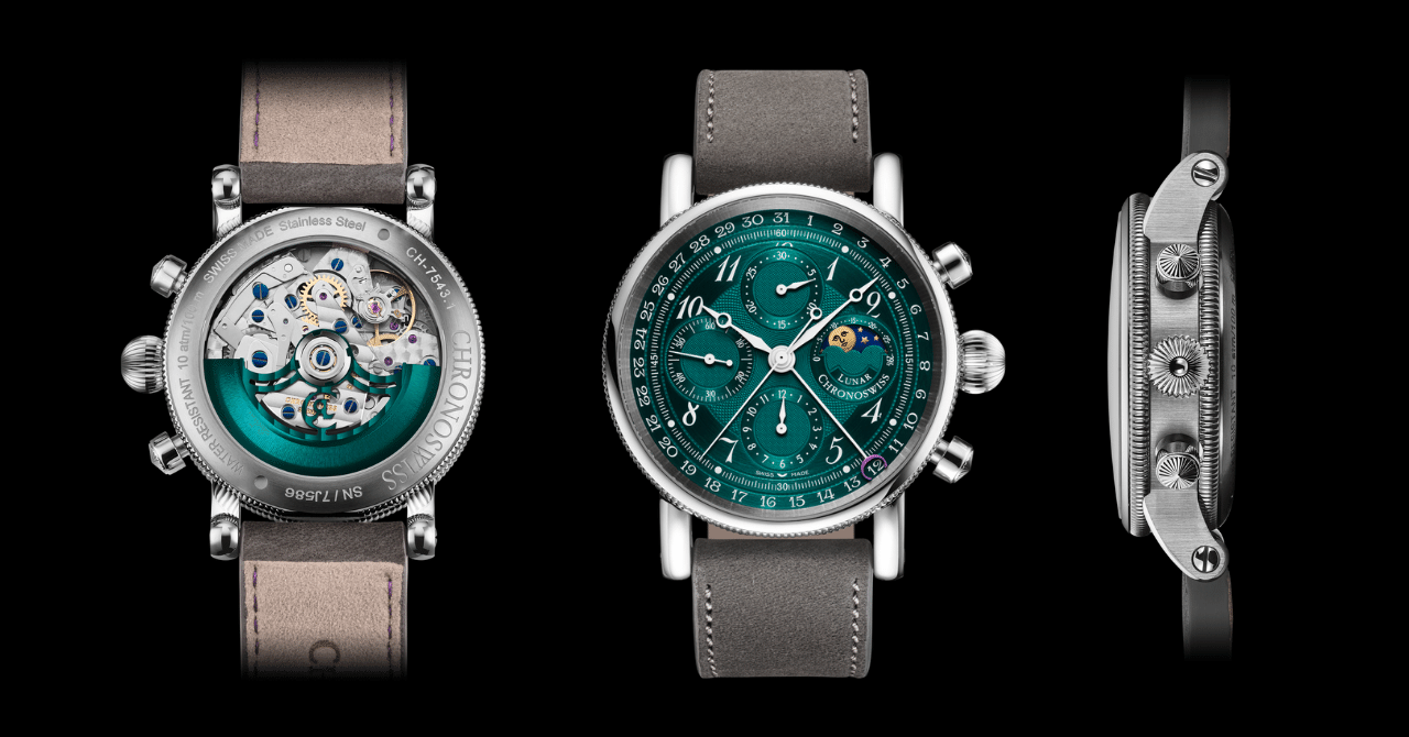 2026年新作ルナ クロノグラフ オーロラ CH-7543L-DGR｜CHRONOSWISS