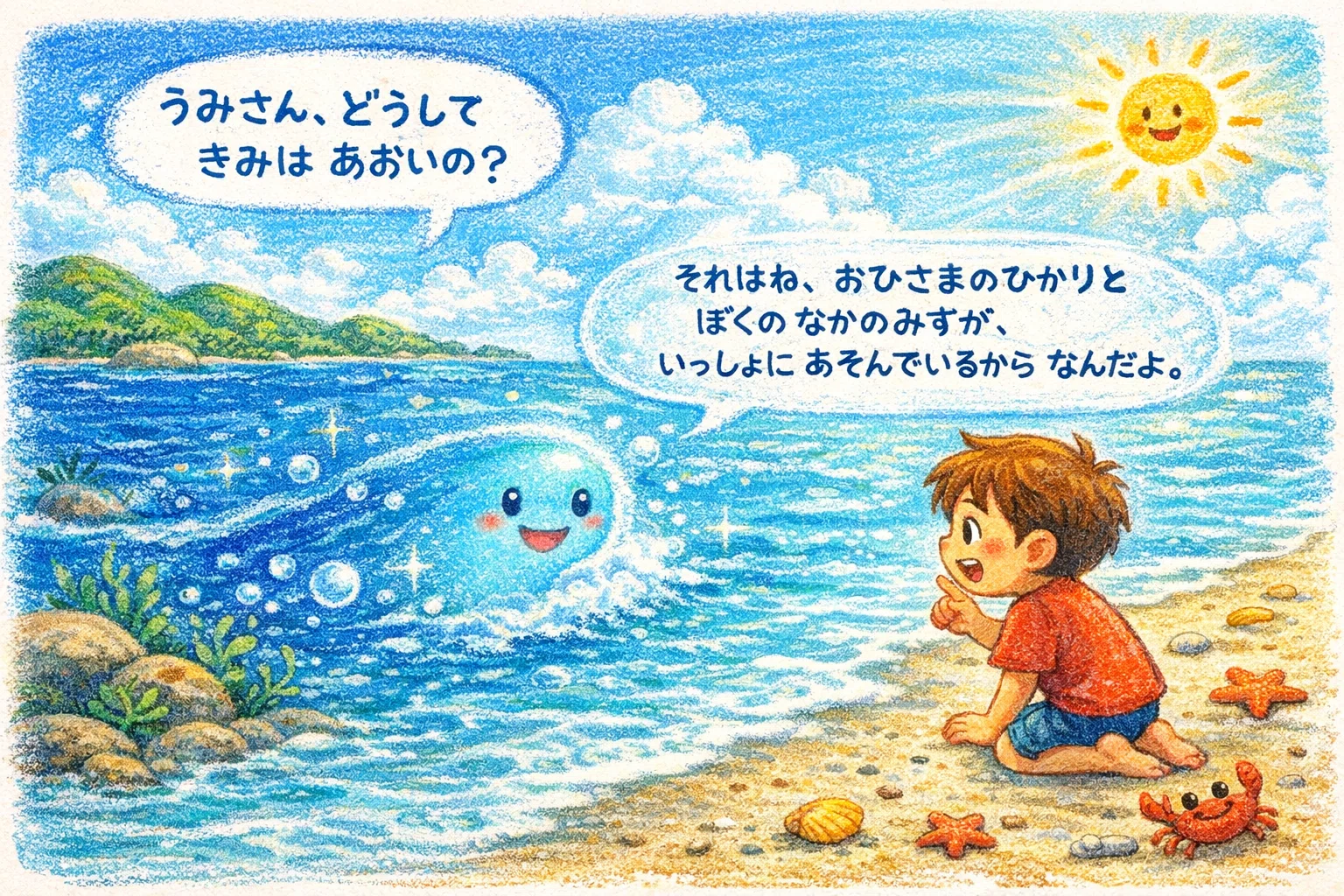 海はなぜ青いのか 「読み聞かせ一万回」 ｜ason1 @ 理系ジイ 科学の