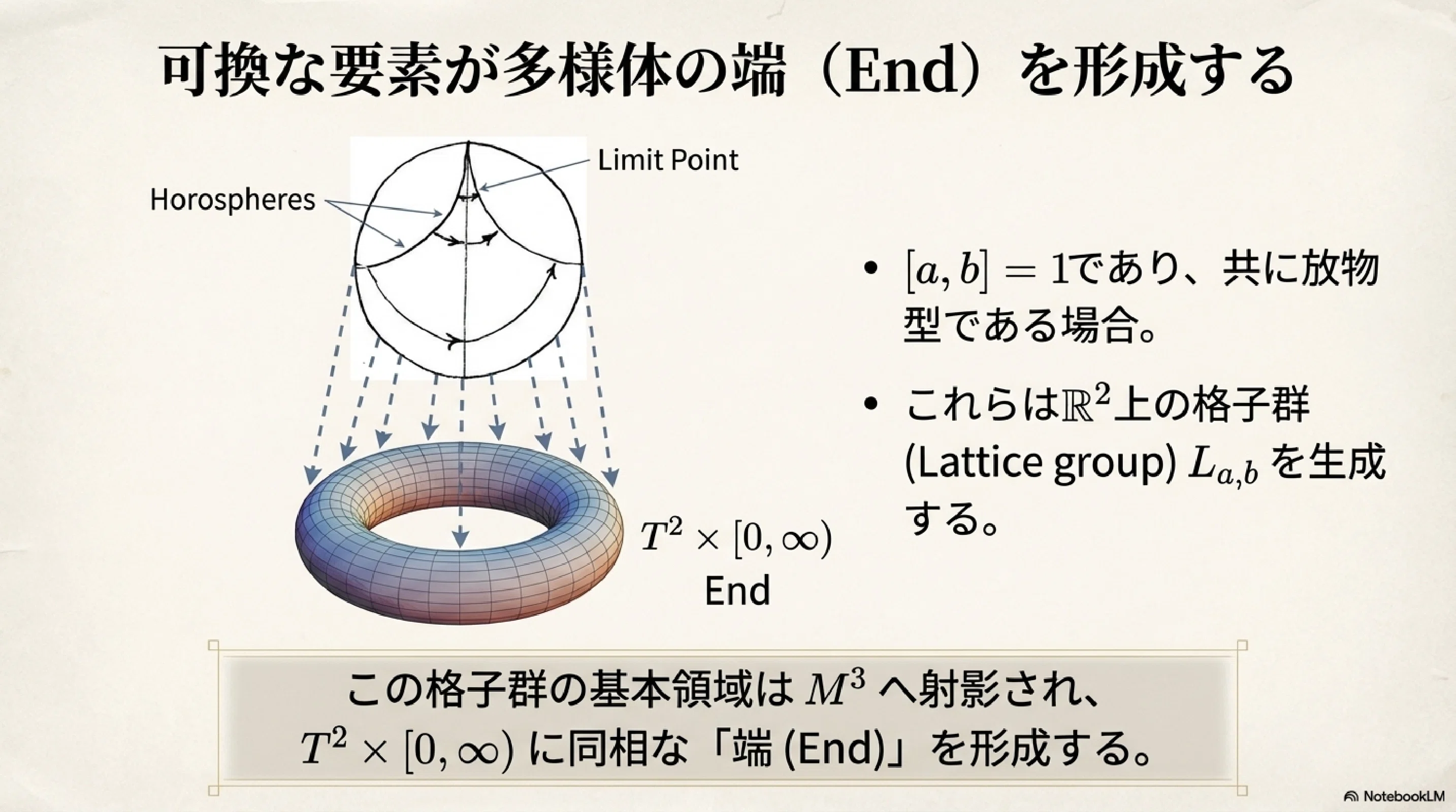 3次元多様体の幾何とトポロジー：代数的対称性と変形空間｜ari1110