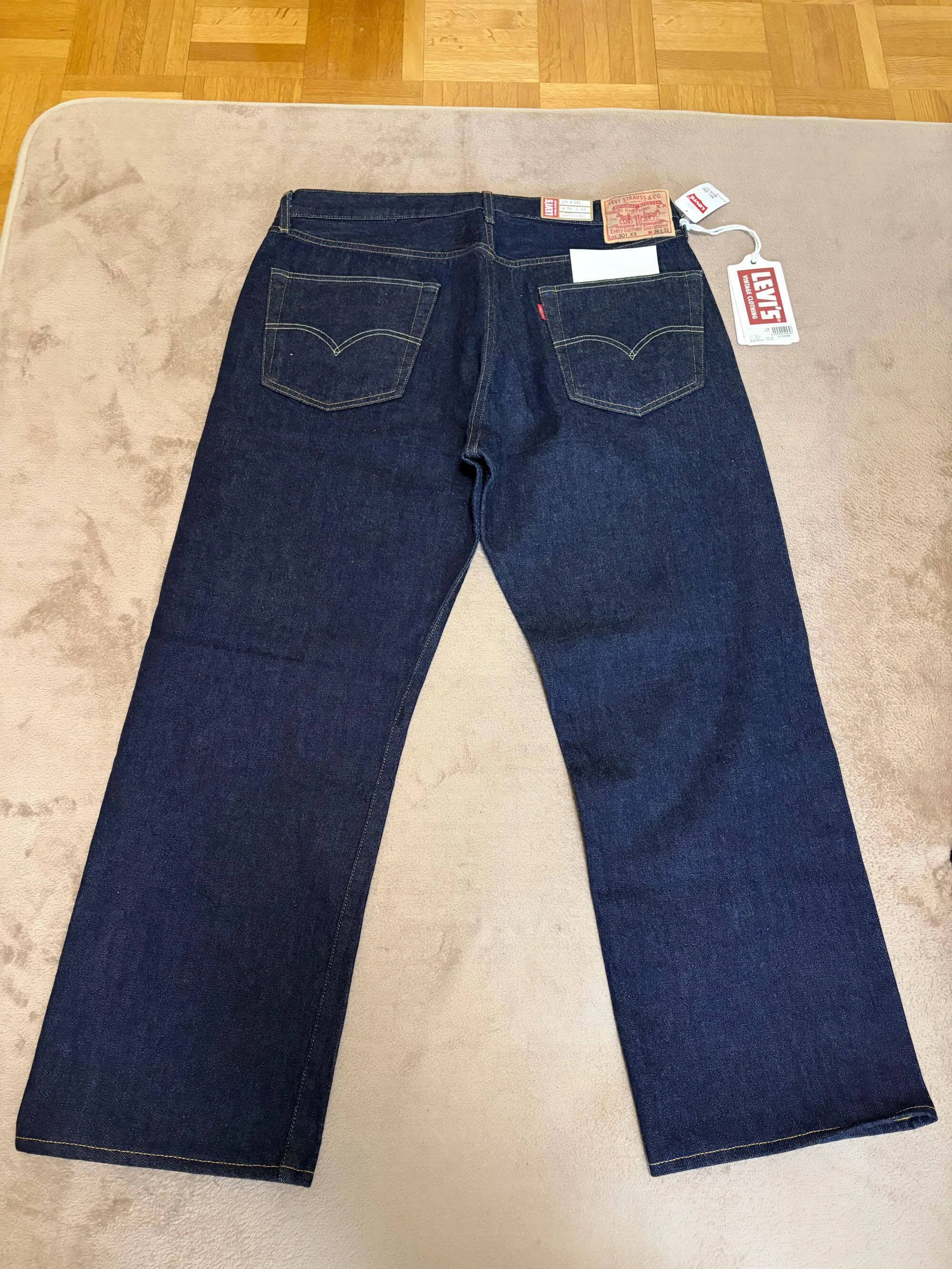 リーバイス LEVI'S のジーンズ LVC501XX 1955 日本製 リンス(ワン