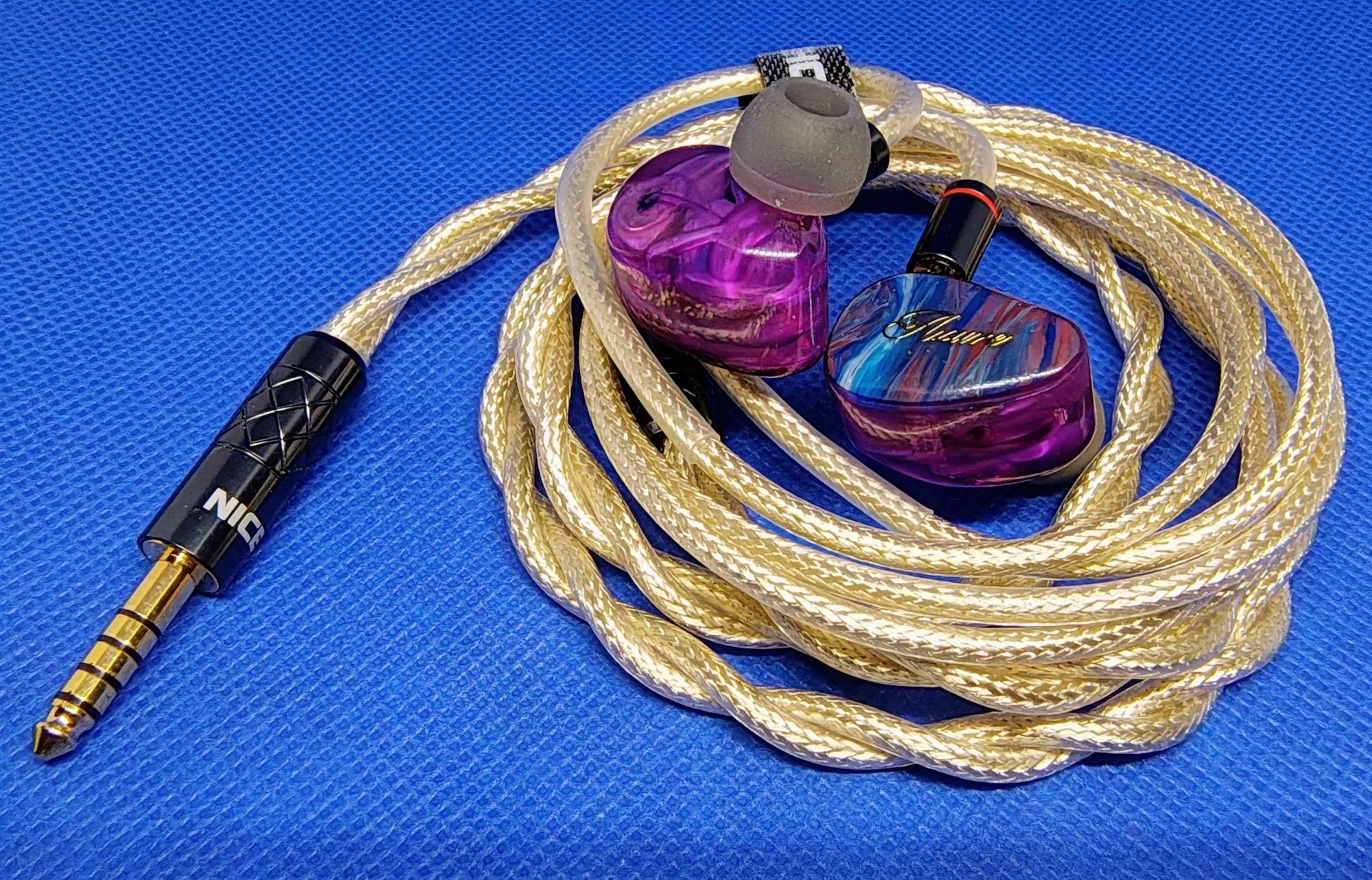 BeepAudio AZURE リケーブル イヤホン 明瞭感のある紫イヤホン】BEEPAudio AZURE イヤホンレビュー #PR 【32