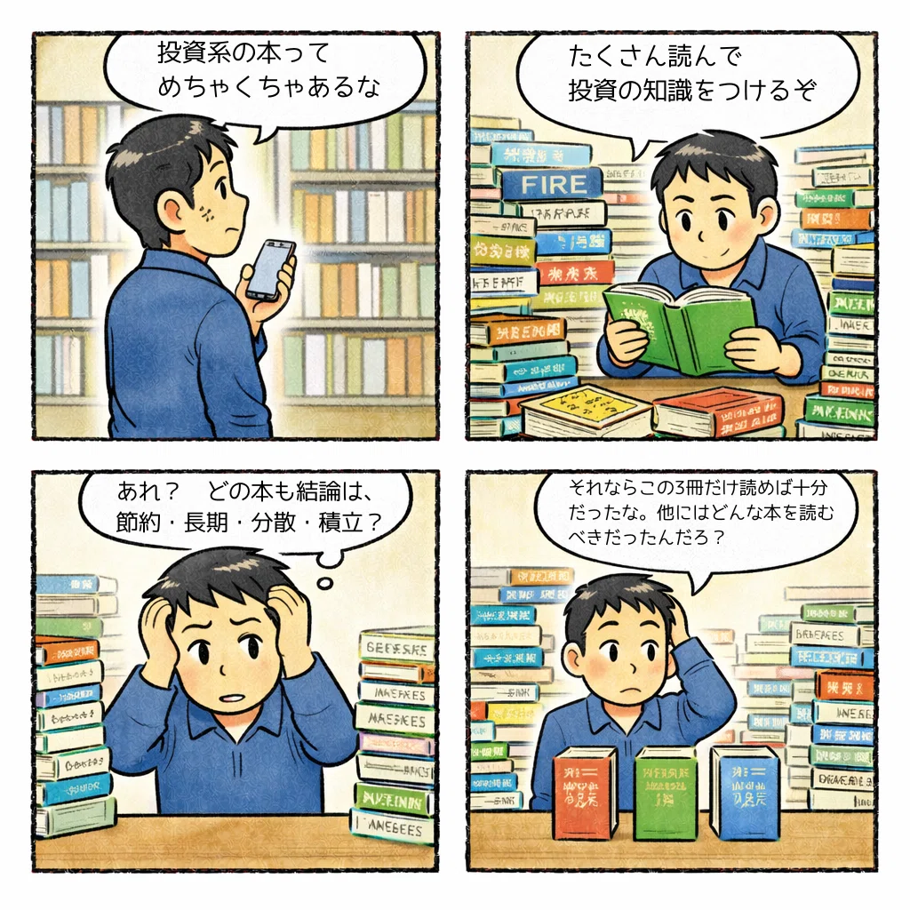 資産運用の質を上げる読書③】投資本を読みすぎる前に読むべき3冊