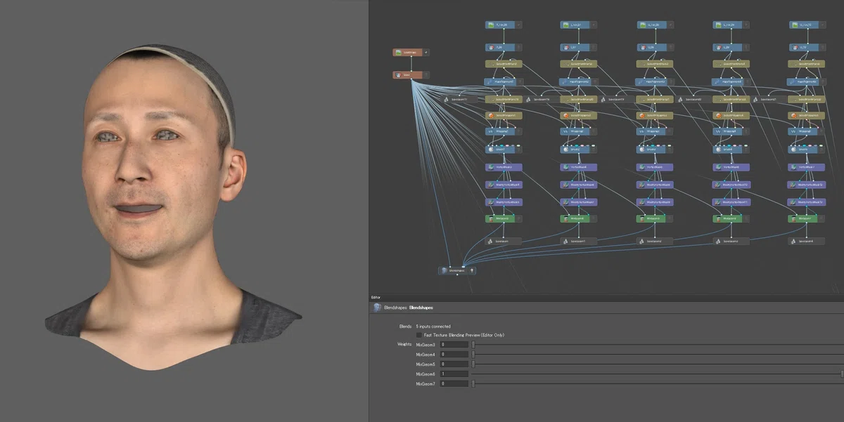 Scan Base Mesh 3d Retopology & Wrap: Converting 3D Scan Data into Blendshape-Ready Meshes ...