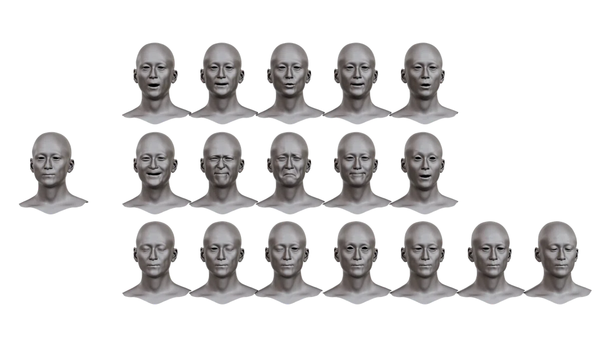 Scan Base Mesh 3d Retopology & Wrap: Converting 3D Scan Data into Blendshape-Ready Meshes ...