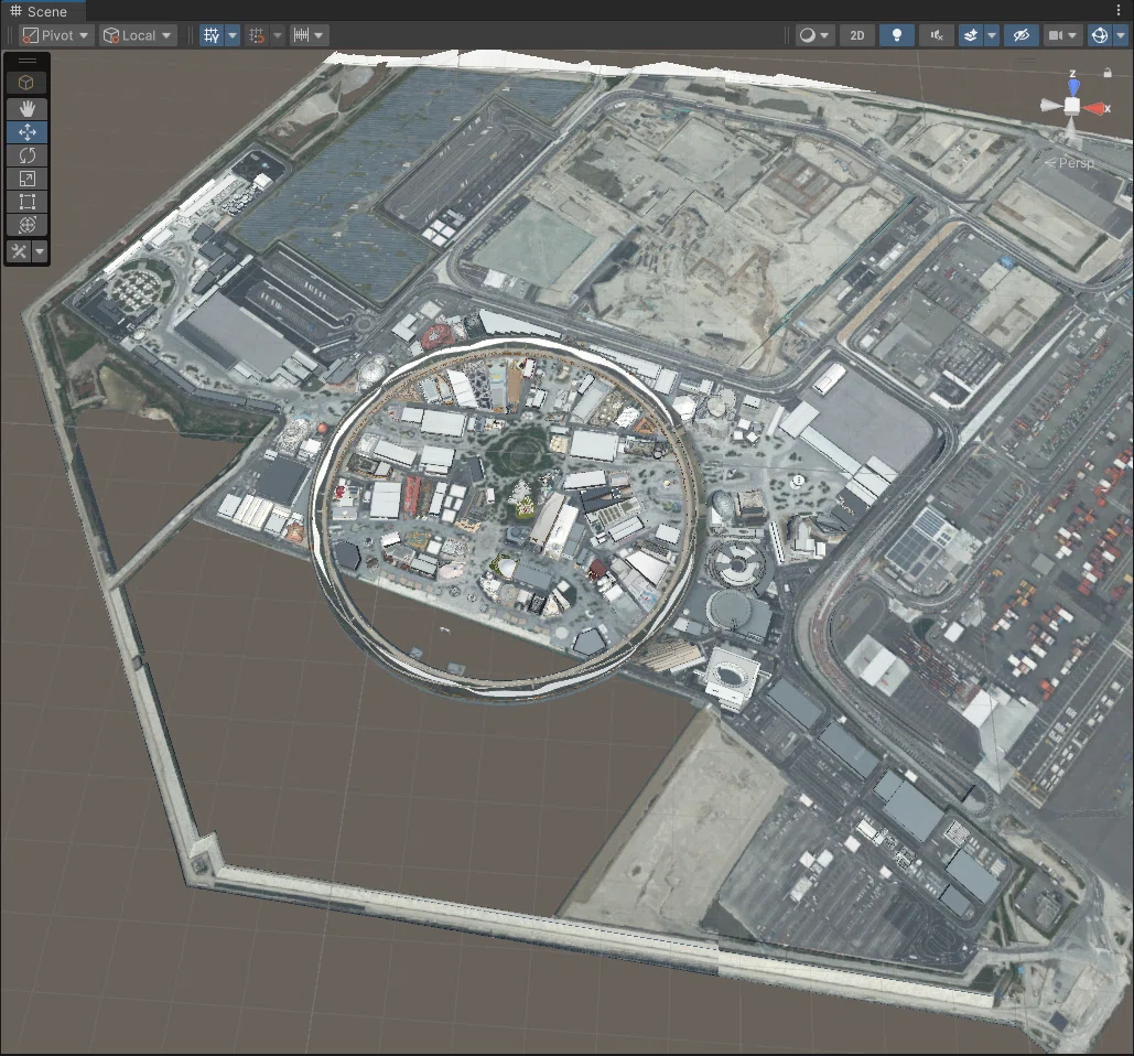 Unity】Project PLATEAUの大阪・関西万博会場3D都市モデルをUnity用に