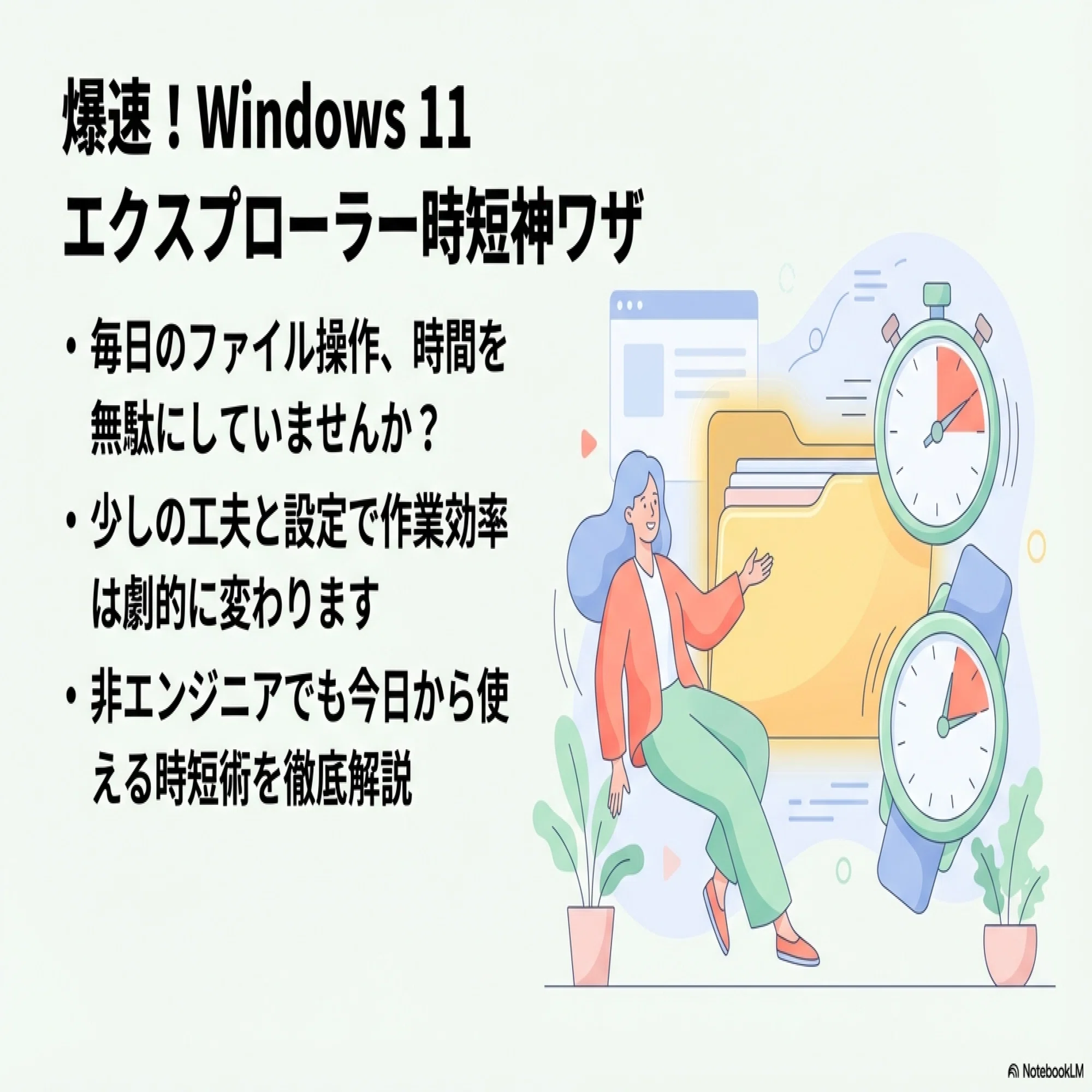 2026年最新】Windows 11 エクスプローラー時短術！爆速で作業を終わら