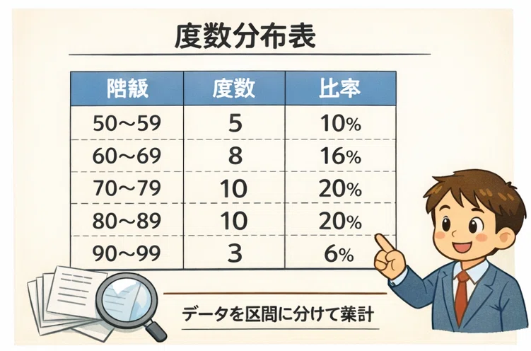 【統計検定2級】Day 3 — 度数分布表とヒストグラム|シャルピー
