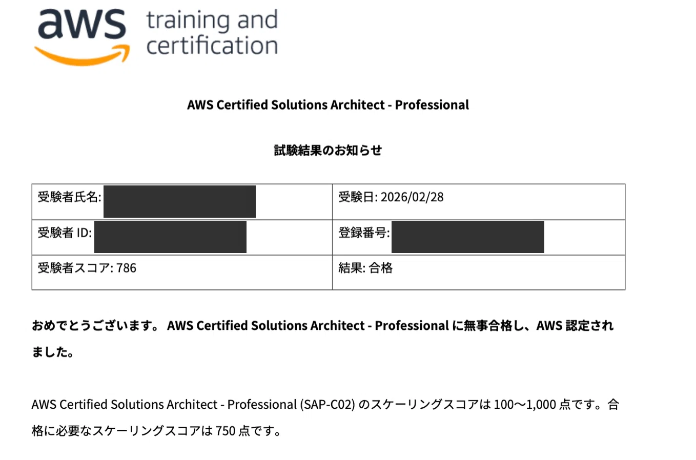 勉強期間1か月・勉強方法】AWS SAP合格体験記｜milly | IT