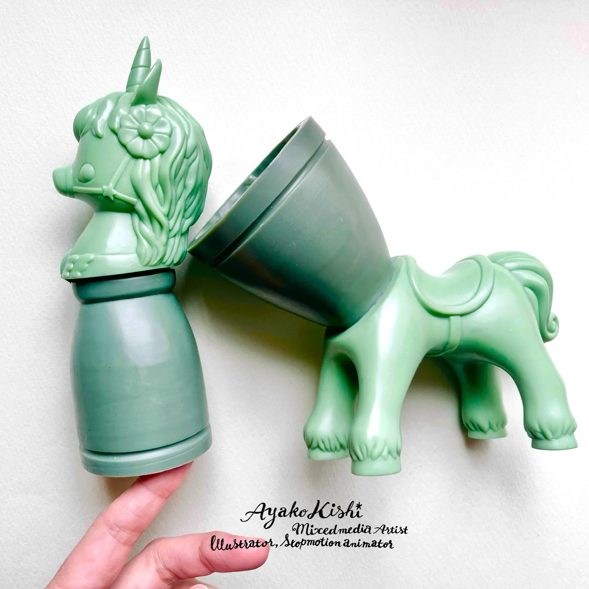 Introducing the production process of the unicorn soft vinyl 