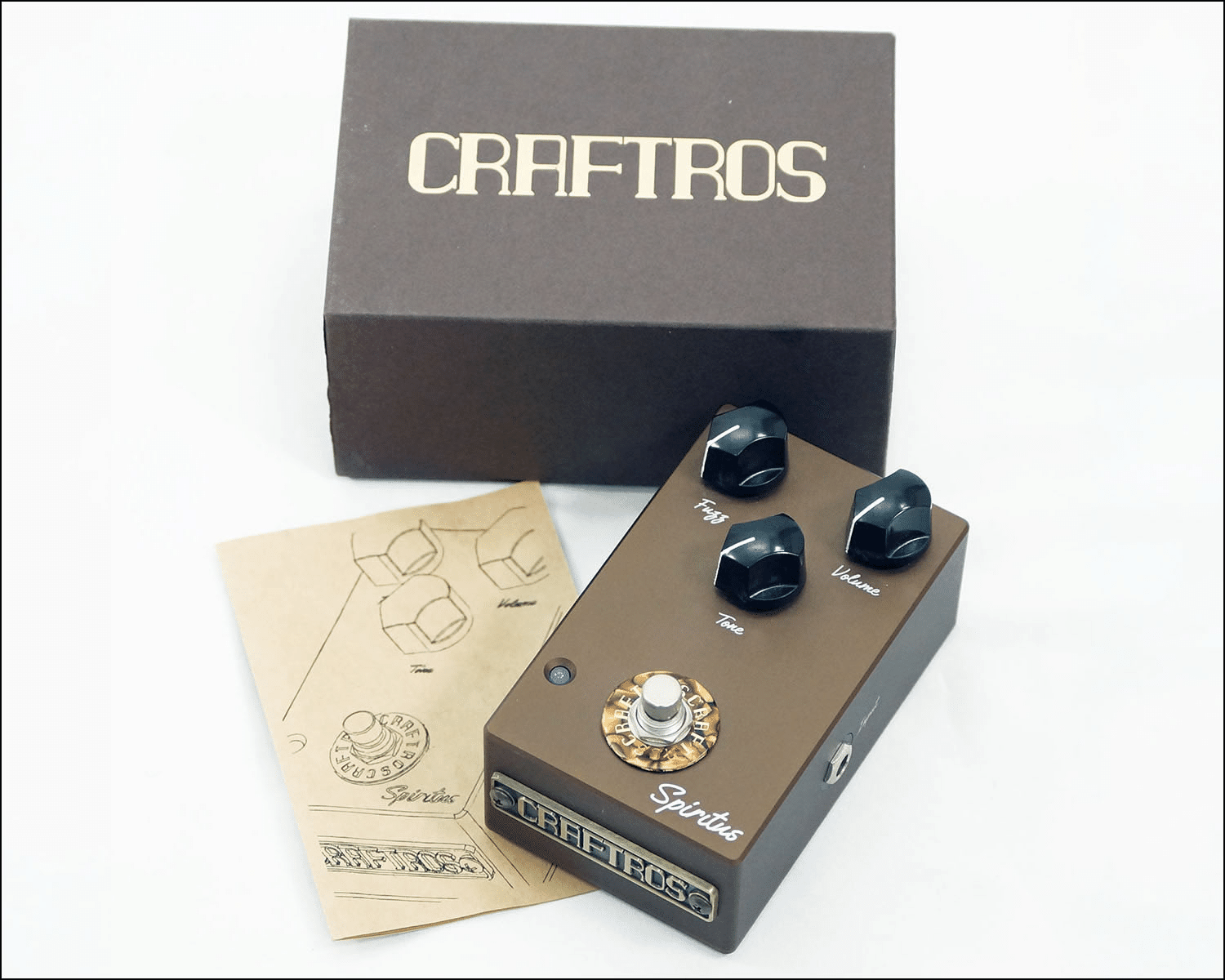 CRAFTROS Spiritus クラフトロス　エフェクター　ファズ 特選中古品！ペダルマニア必見のファズペダル「CRAFTROS Spiritus」が