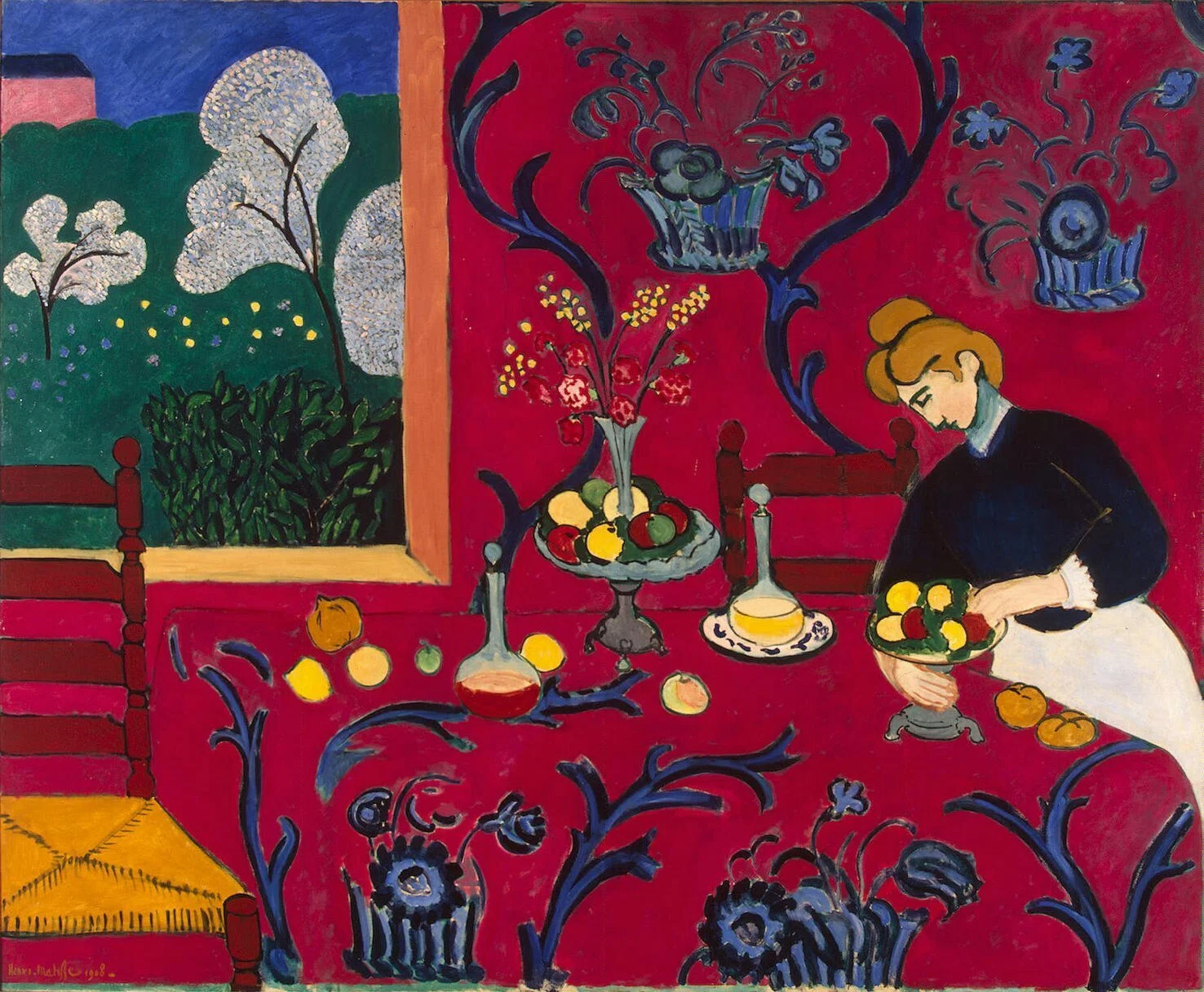 アンリ・マティス(Henri Matisse)、【坐る女】、高級画集画、状態良好 アンリ・マティス 「リュートを持つ女性」 | | アトリエ・ブランカ