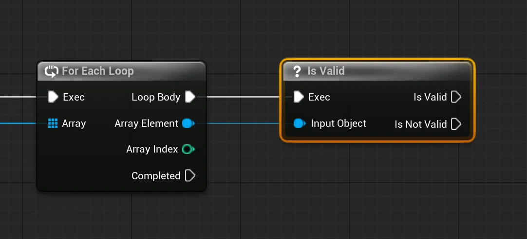 UE5 For Each LoopとIs Validをセットで使う｜artmonk