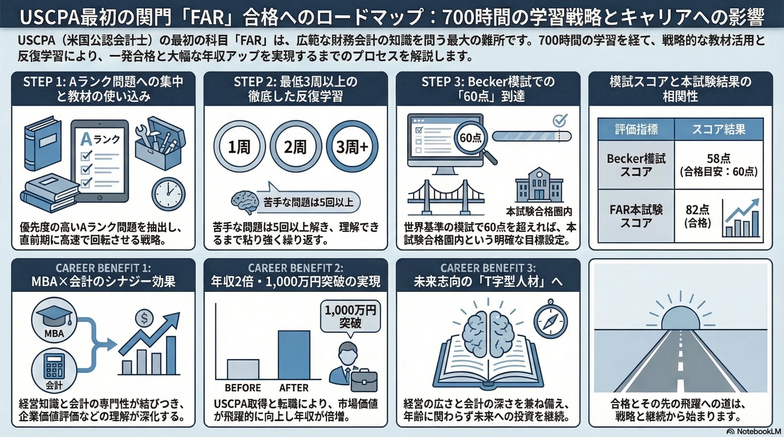 USCPA合格体験記】最初の関門「FAR」｜700時間かけて挑んだ財務会計