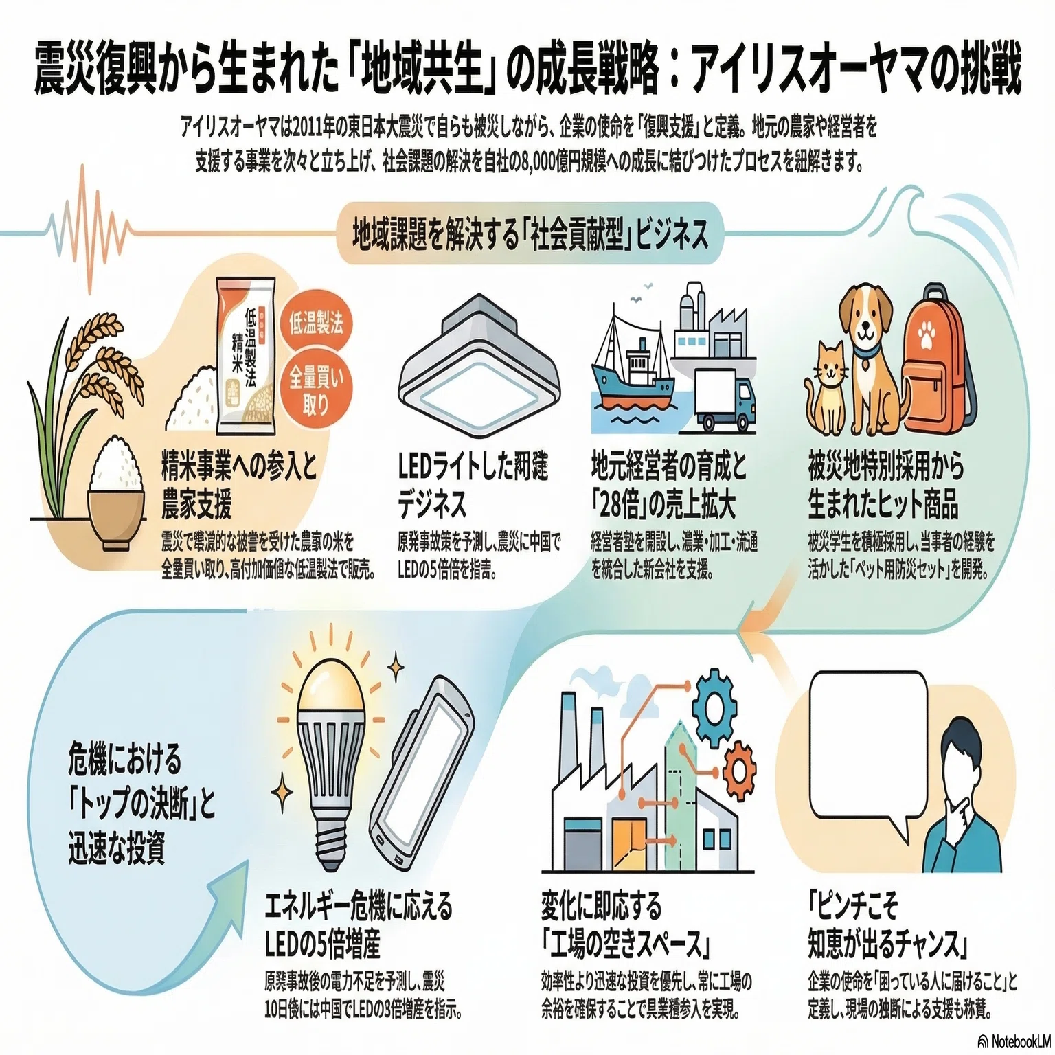 カンブリア宮殿】アイリスオーヤマ～被災復興から生まれた「地域共生 