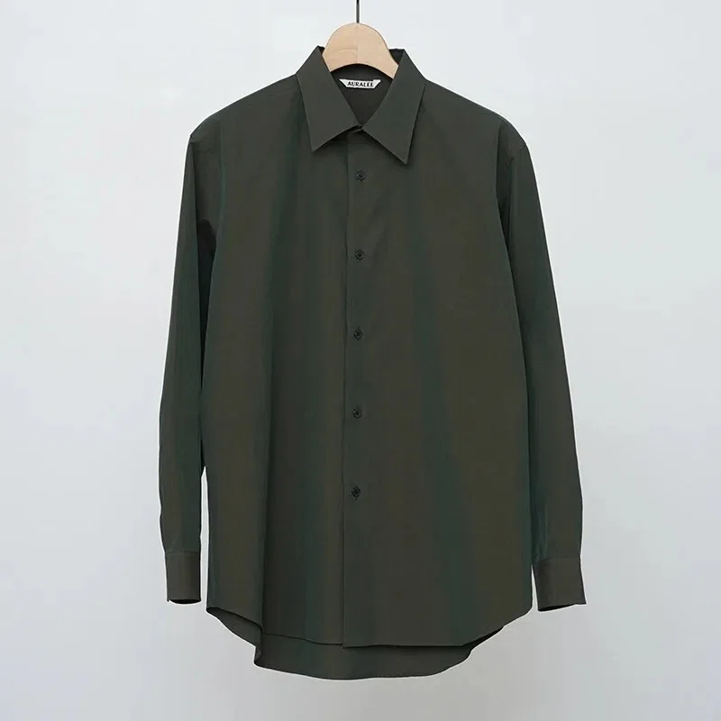 春のニュアンス【AURALEE】WASHED FINX WEATHER CHAMBRAY SHIRT