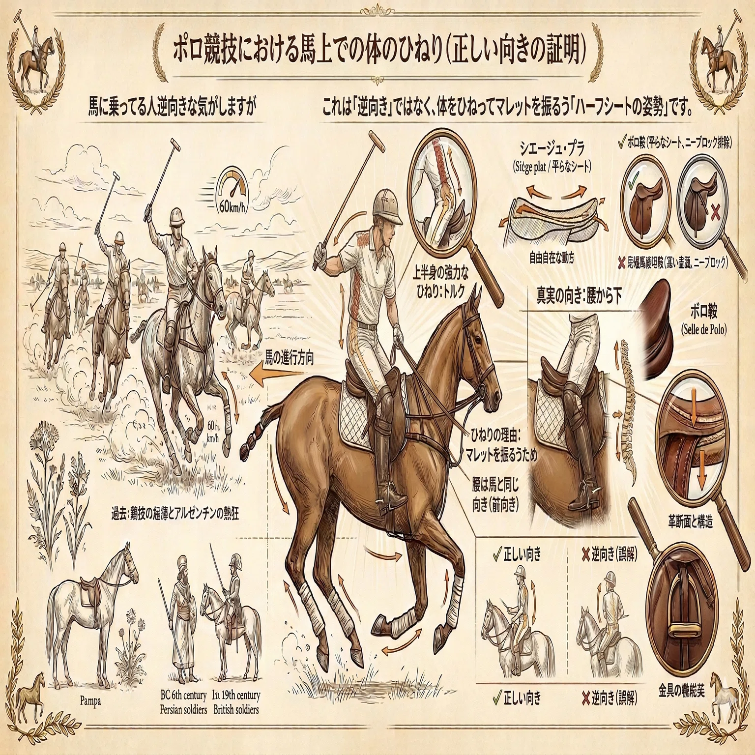 ポロ・ドゥ・エルメス (Polo d'Hermès) 徹底解剖：貴族の格闘技と「革