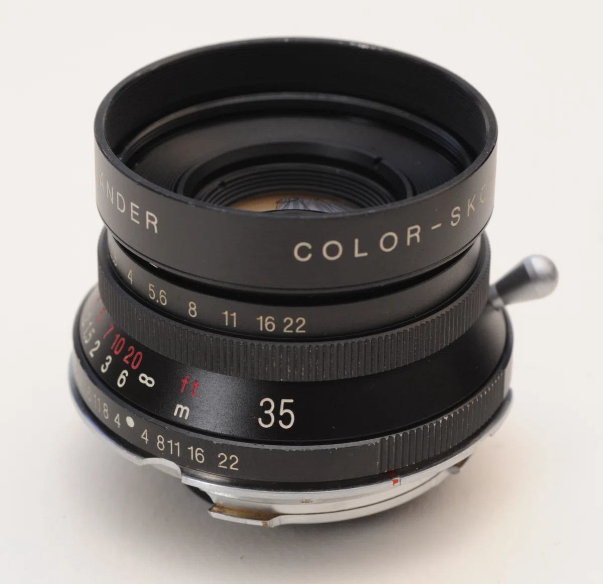現行品でも四半世紀前のレンズ設計｜COLOR-SKOPAR 35mm F2.5｜オジサン