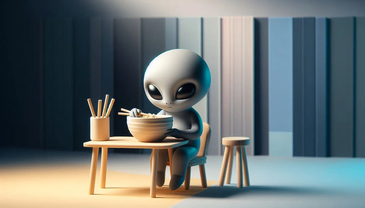 Radio English 221 - In the dream, I saw an alien, and he was eating ...