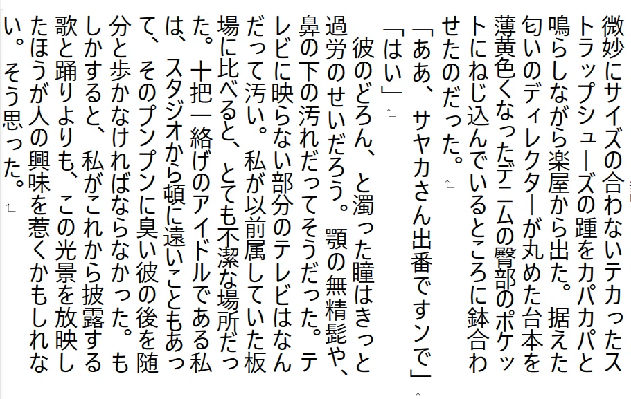 小説:侏儒女|曽我部太郎