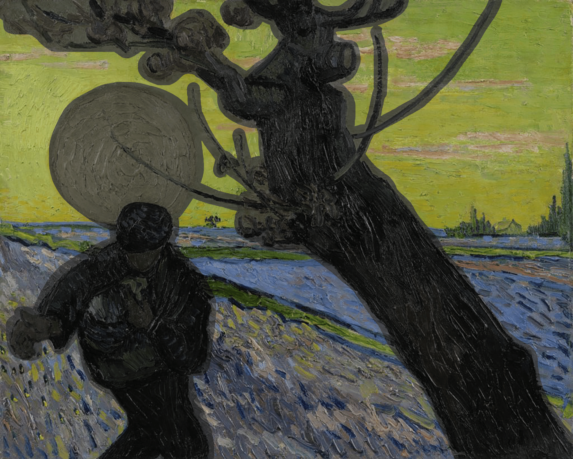 ゴッホ展：家族がつないだ画家の夢」出品作⑥ ゴッホ《種まく人》1888